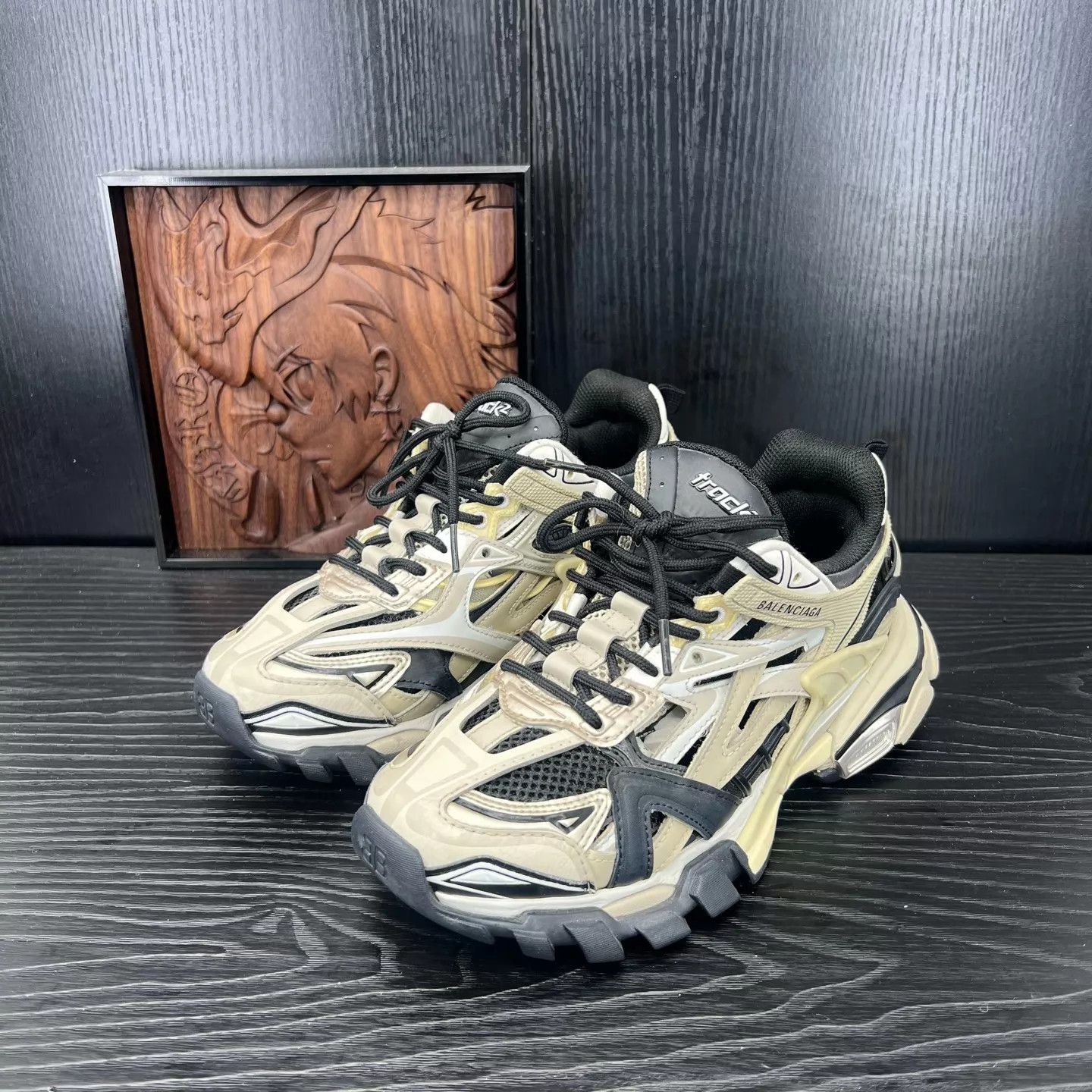 Balenciaga Balenciaga Track 2 Black & Gray Sneakers (Size 37) Size US 6.5 / IT 36.5 - 1 Thumbnail
