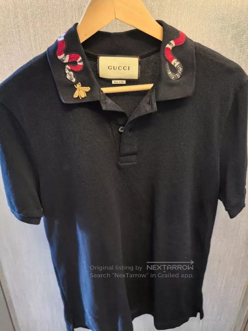 Gucci Gucci space snake polo shirt | Grailed