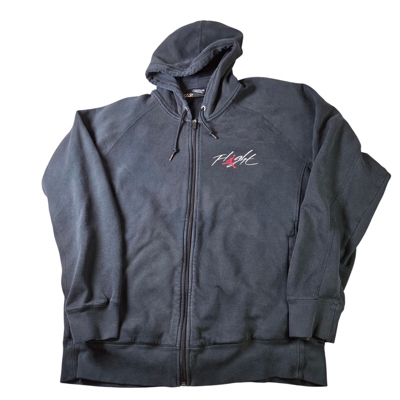 Jordan Brand Jordan Flight Black Zip Hoodie XL Size US XL / EU 56 / 4 - 1 Thumbnail