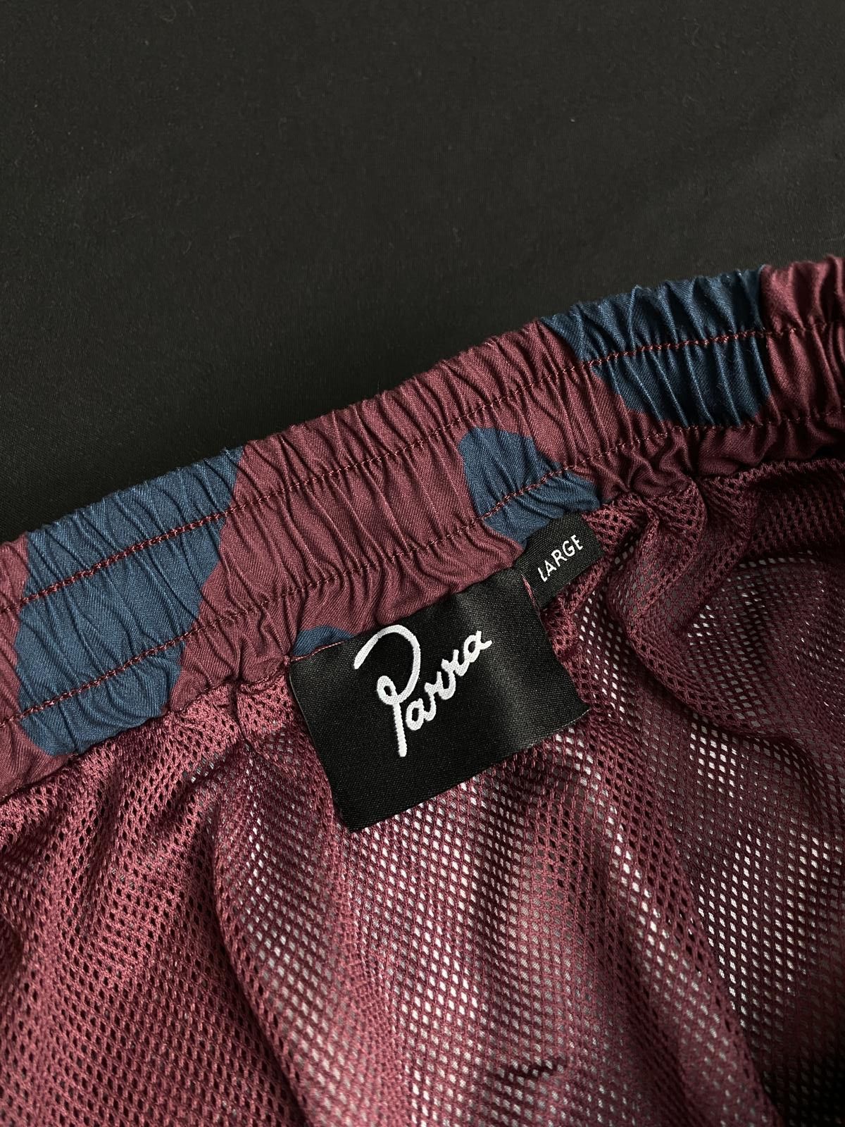 Parra Deadstock By Parra Splashed Swim Shorts Burgundy Large Size US 32 / EU 48 - 2 Thumbnail