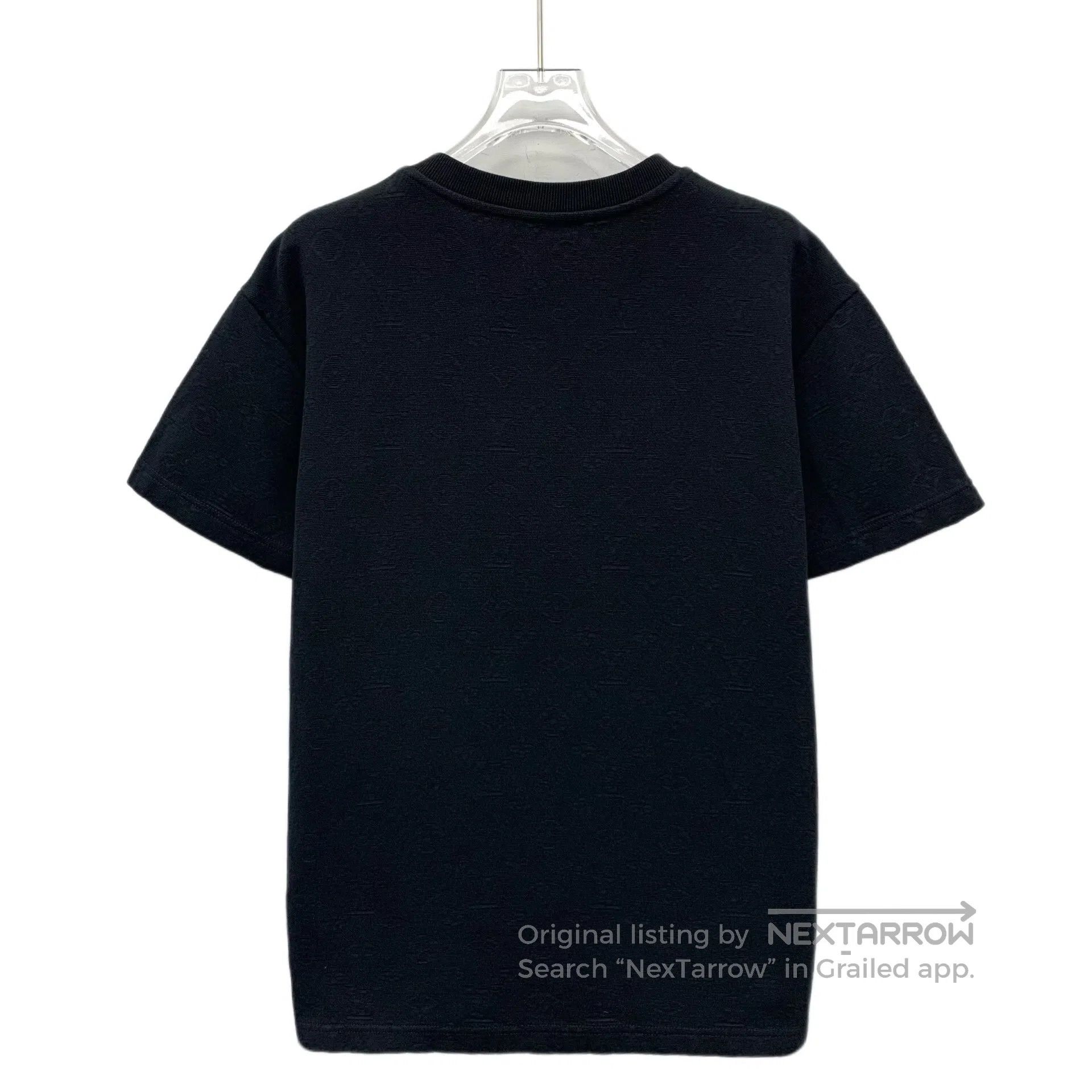 Louis Vuitton Louis Vuitton Black logo dark pattern all-printed cotton r Size US L / EU 52-54 / 3 - 2 Thumbnail