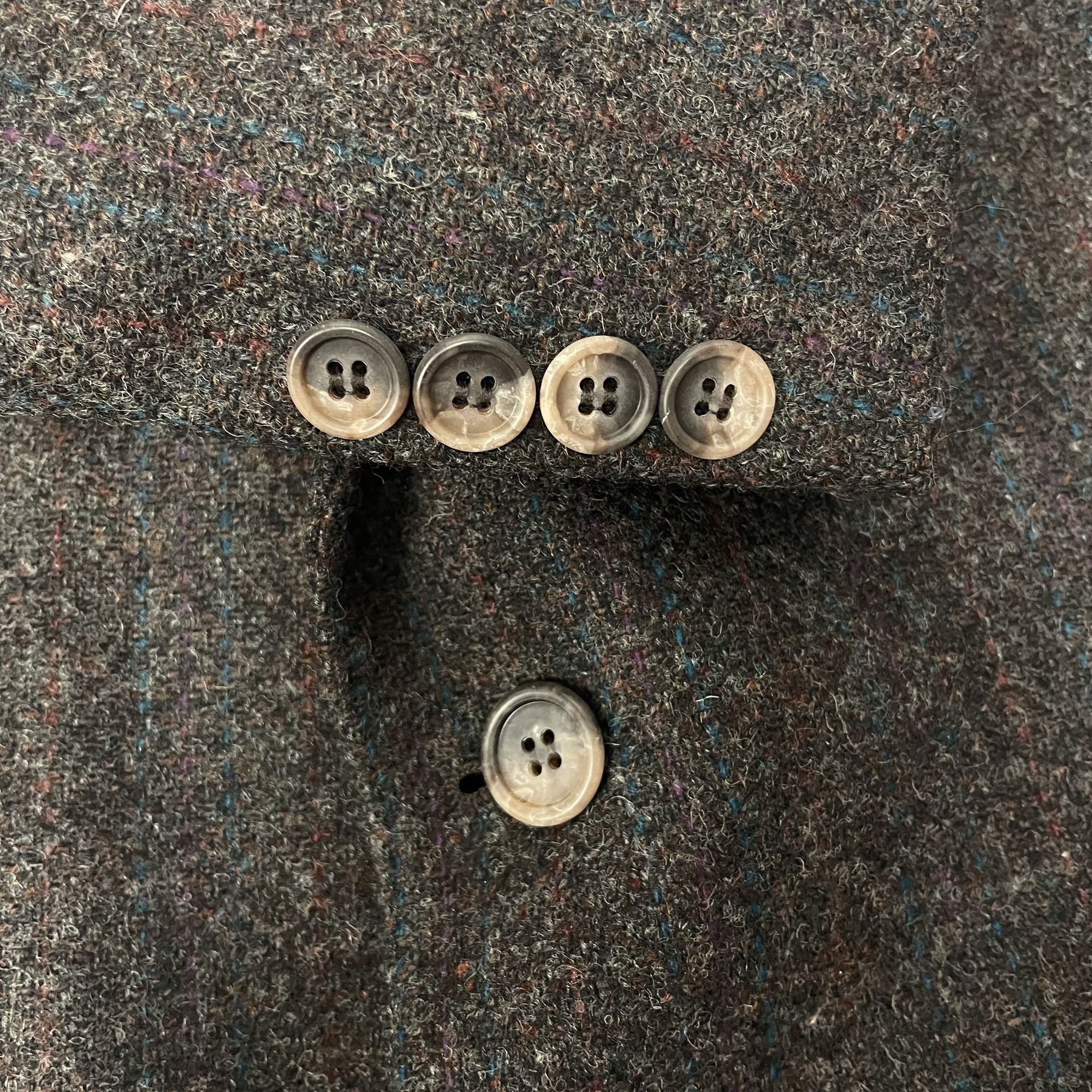 Haggar Vtg Haggar DONEGAL TWEED Sport Coat Multicolor Jacket Size 44R - 4 Thumbnail