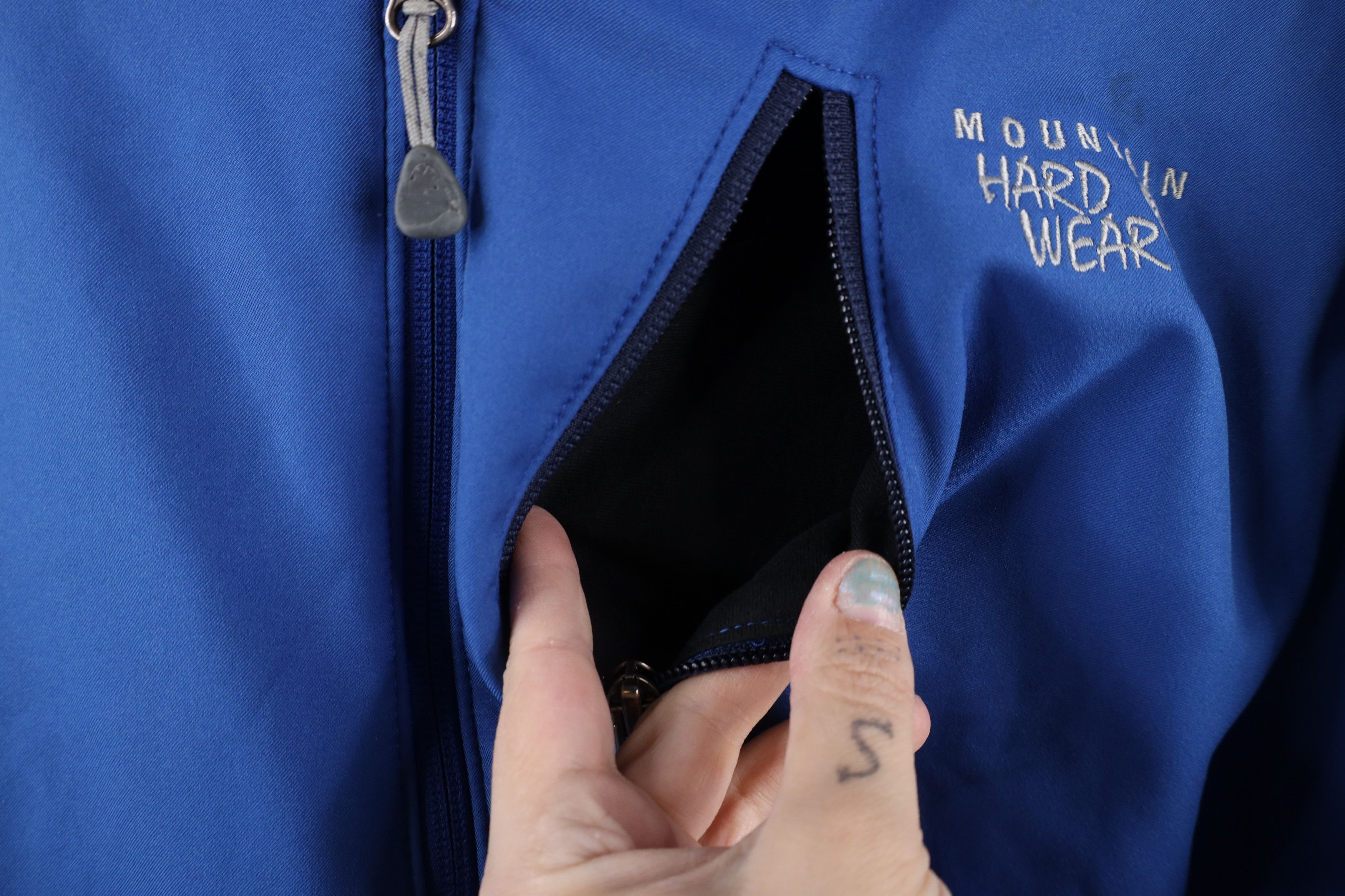 Mountain Hardwear × Vintage Mountain Hardwear Spell Out Fleece Lined Full Zip Jacket Size US L / EU 52-54 / 3 - 7 Thumbnail