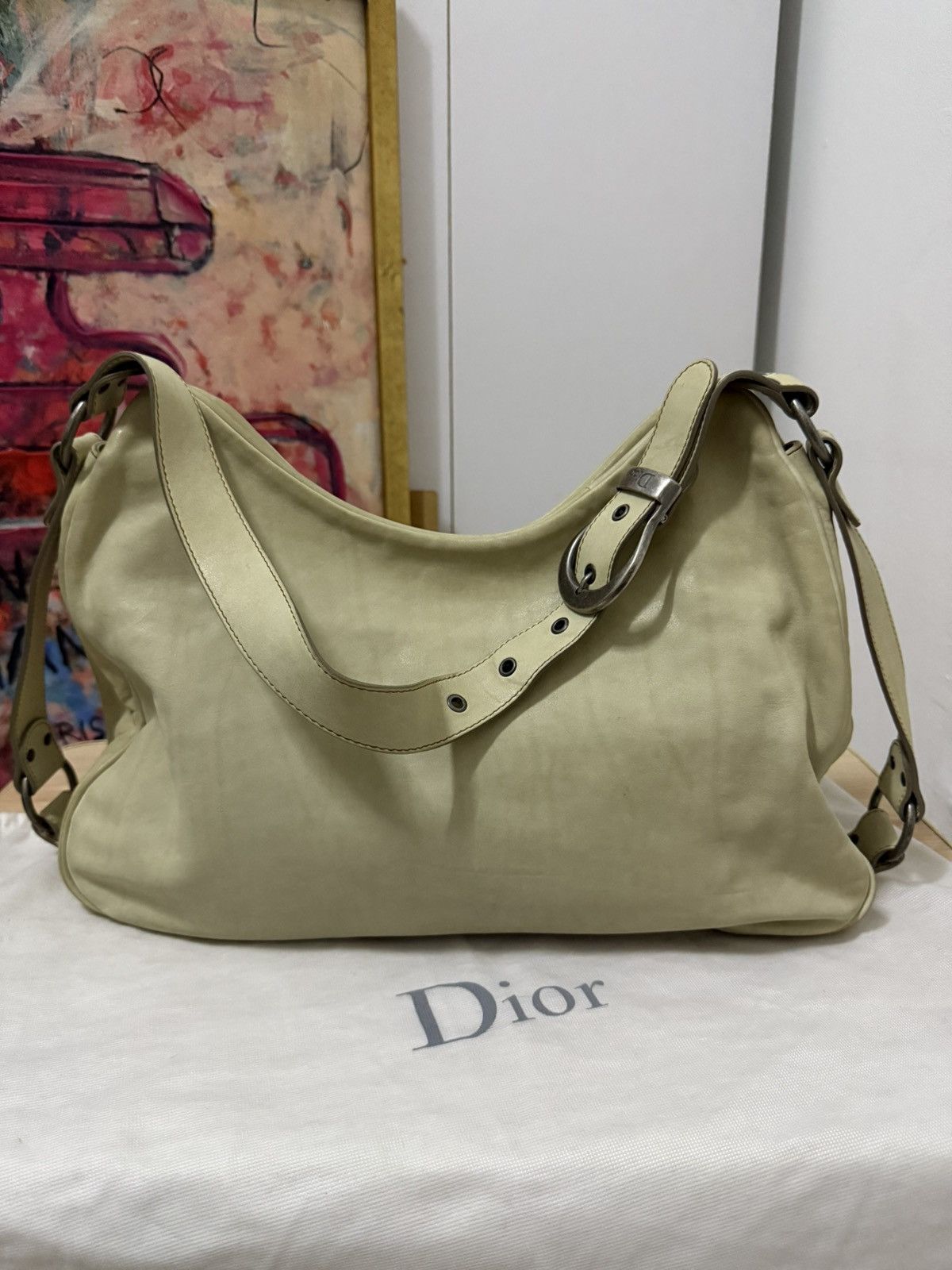Dior 2006 Christian Dior Gaucho leather Saddle bag Size ONE SIZE - 7 Thumbnail