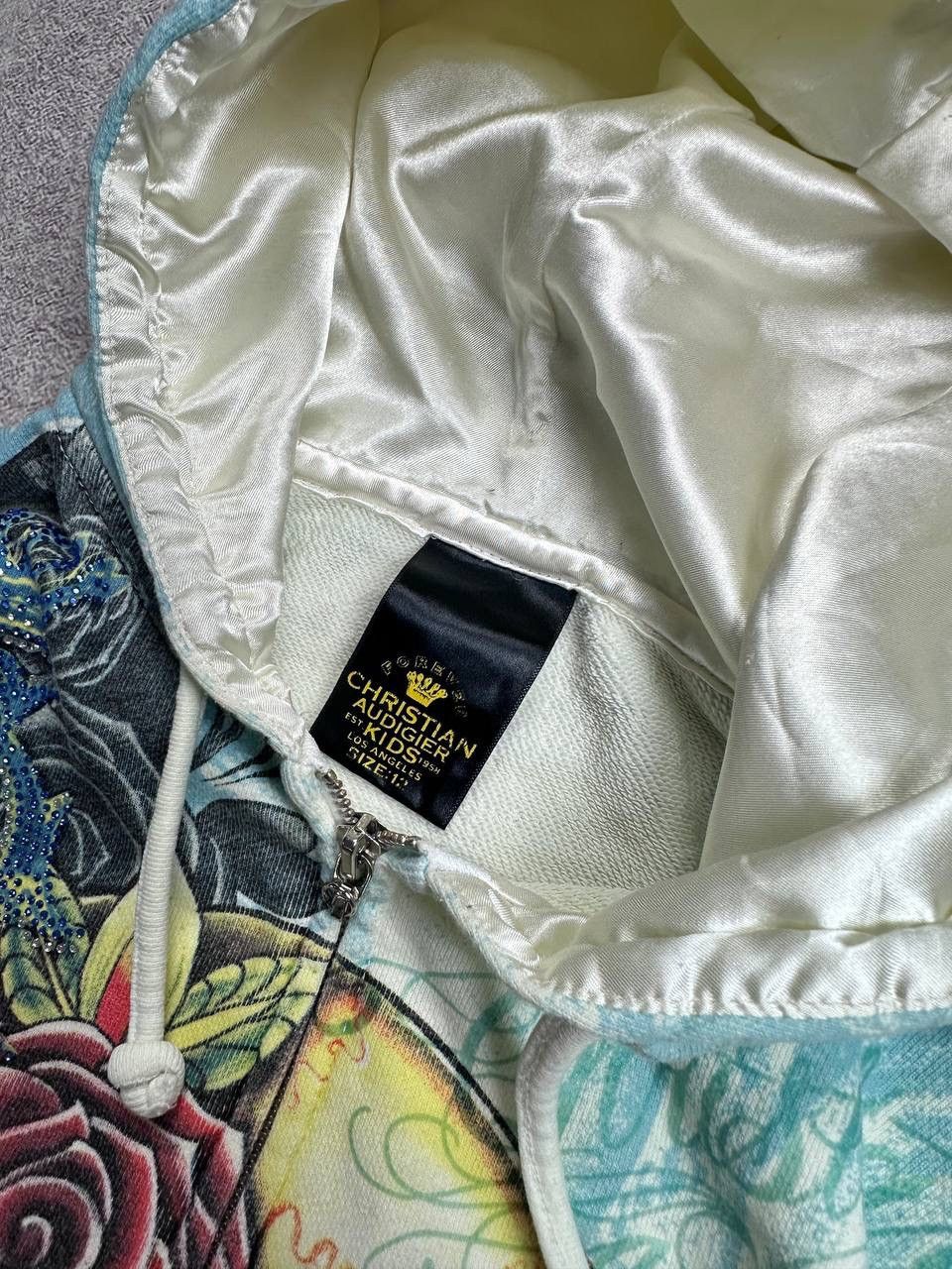 Christian Audigier VINTAGE ED HARDY Y2K CHRISTIAN AUDIGIER RARE HOODIE M Size M / US 6-8 / IT 42-44 - 10 Thumbnail