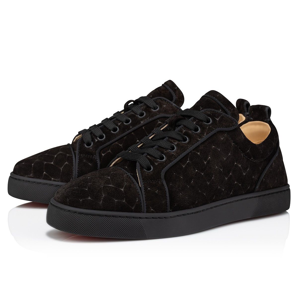 Christian Louboutin oc11z0125 Louis Orlato Sneakers in Black Size US 8 / EU 41 - 1 Thumbnail