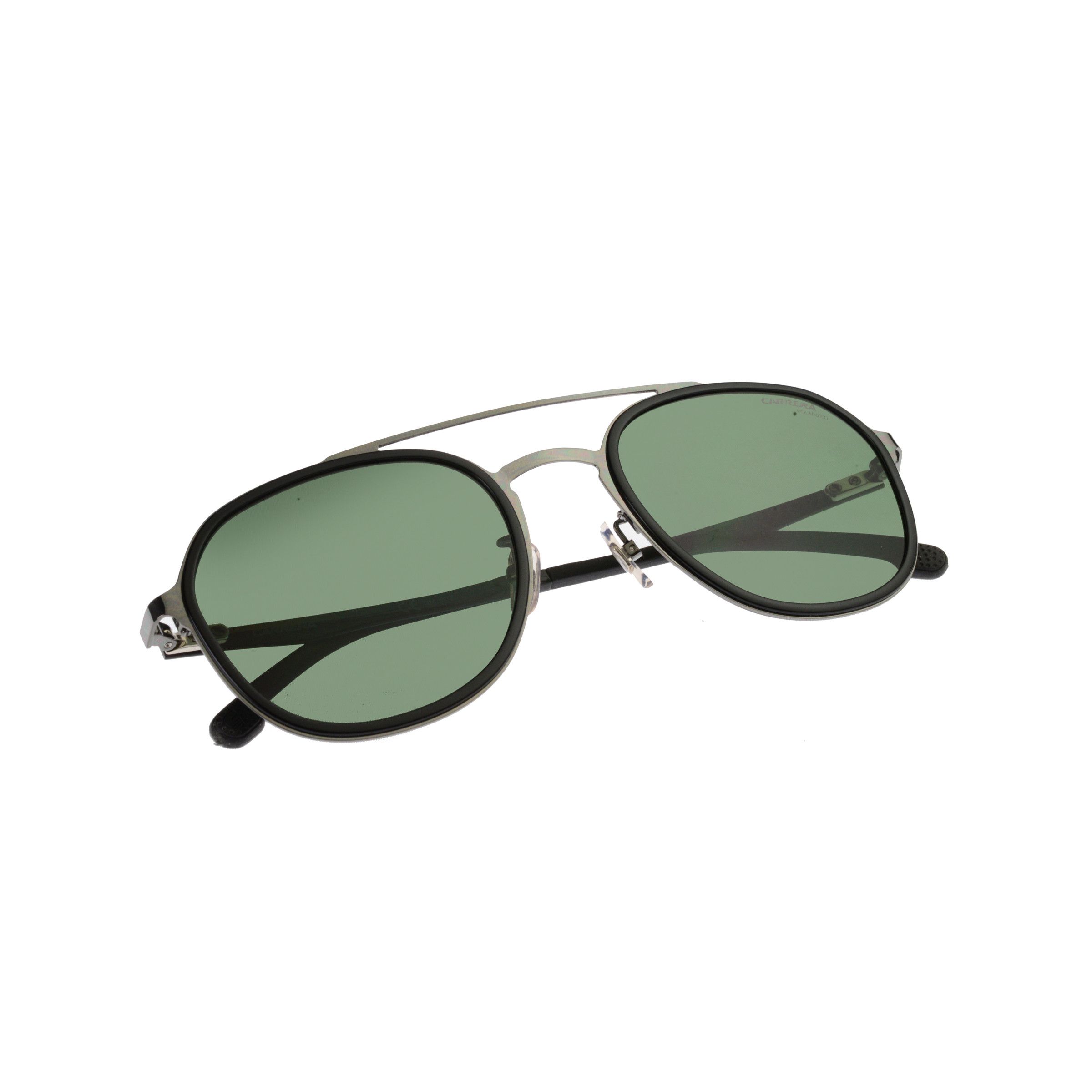 Carrera Carrera '00s Black & Silver Polarized Aviator Sunglasses Size ONE SIZE - 4 Thumbnail