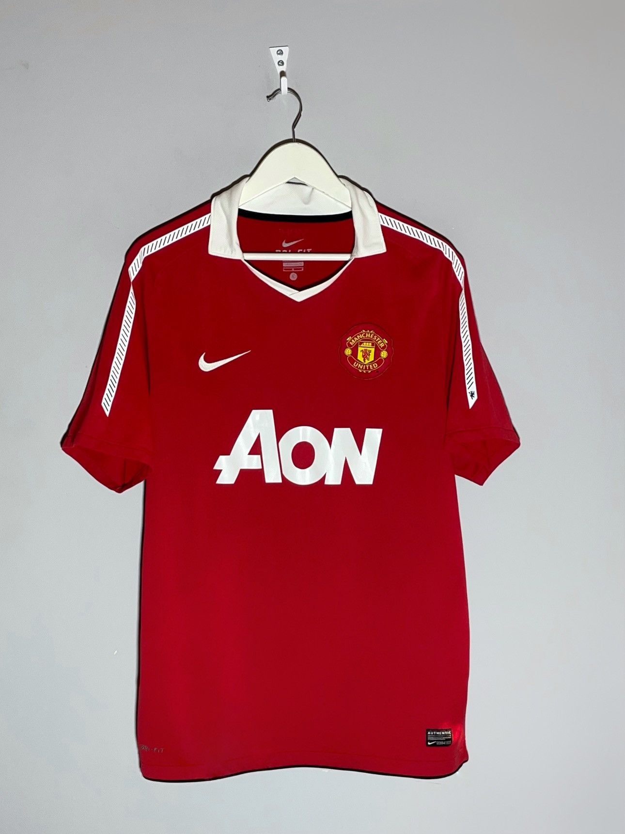 Nike Nike Manchester United 2009/10 Nike Y2k Football Shirt Size US L / EU 52-54 / 3 - 1 Thumbnail