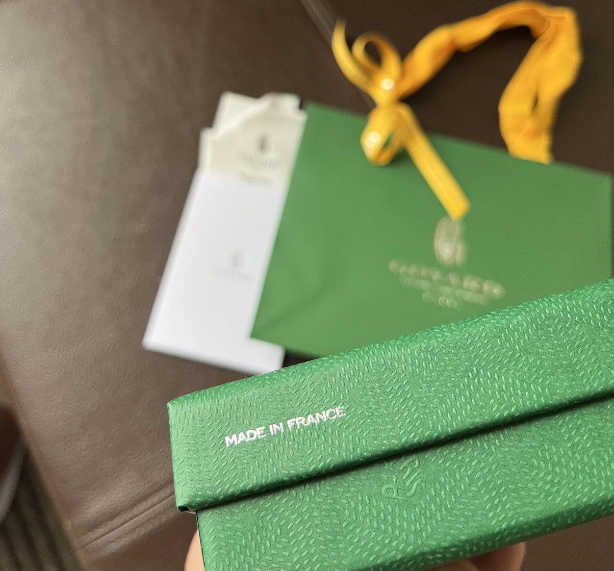 Goyard Goyard Iconic Limited Green Leather Wallet BrandNew Giftable Size ONE SIZE - 5 Thumbnail