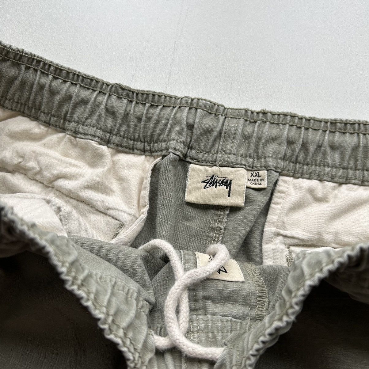 Stussy × Vintage Vintage Stussy Work Gear Cargo Shorts XXL Rare Size US 38 / EU 54 - 4 Thumbnail