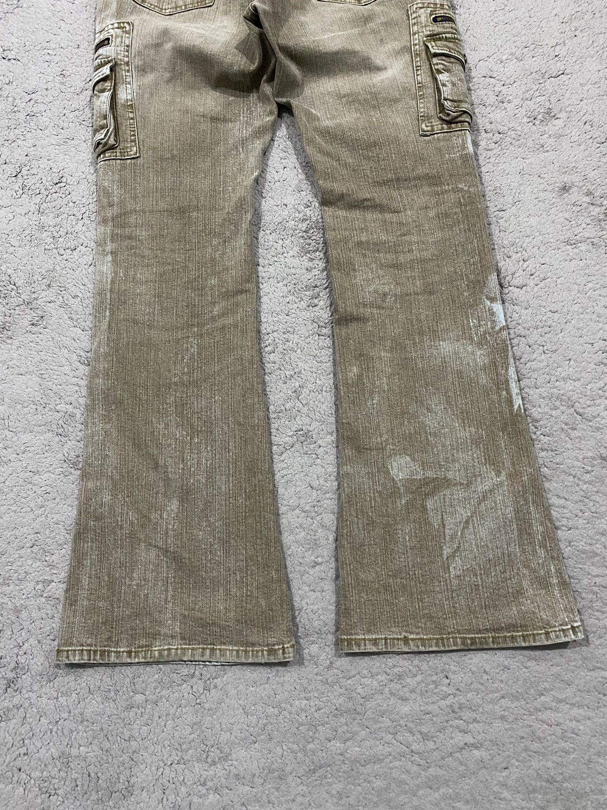 Japanese Brand Oririn Cargo Multipocket Flared Punk Style Jeans Denim Size US 31 - 11 Thumbnail
