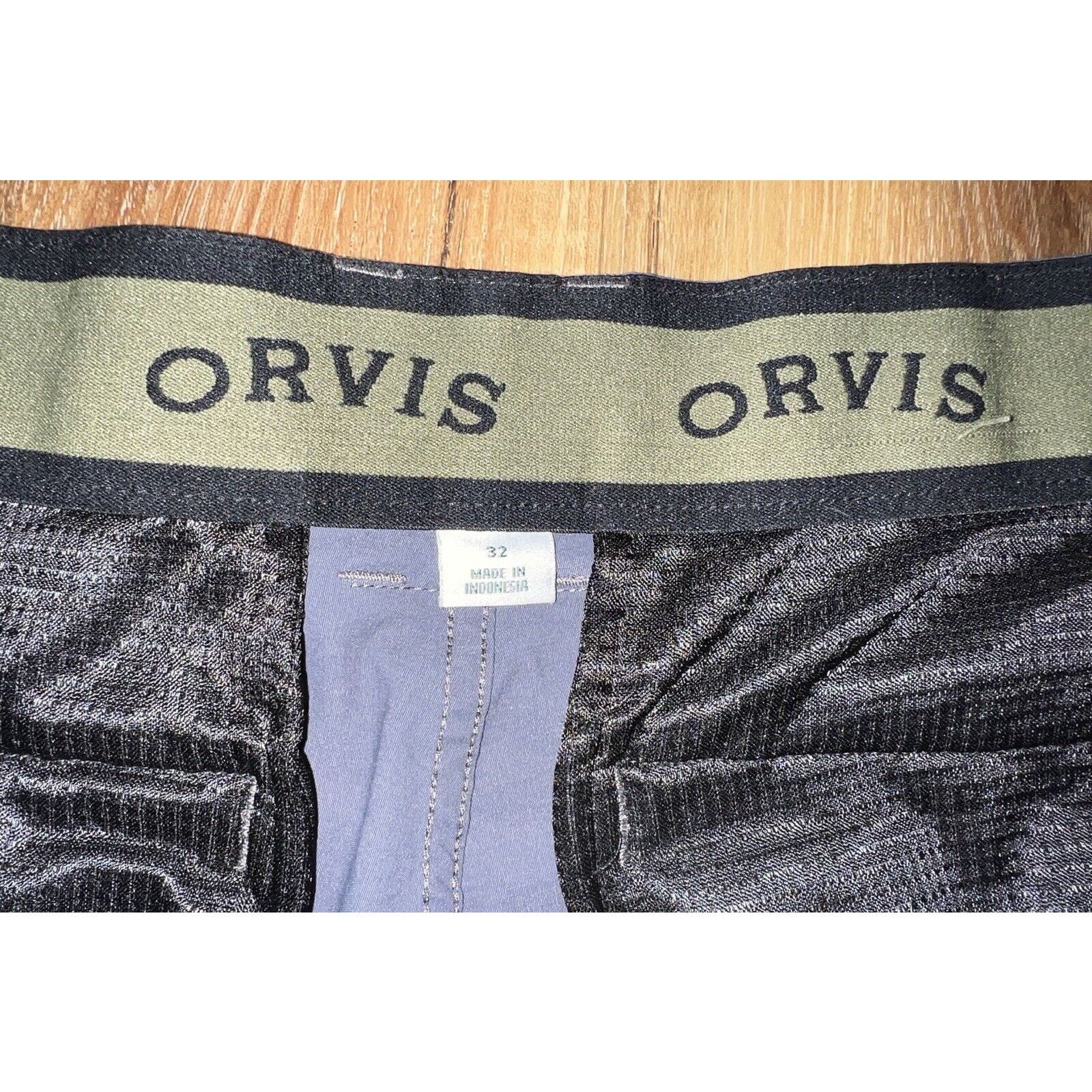 Orvis Orvis Mens Tech Cargo Shorts Nylon Spandex Blend Gray EUC Size US 32 / EU 48 - 10 Thumbnail