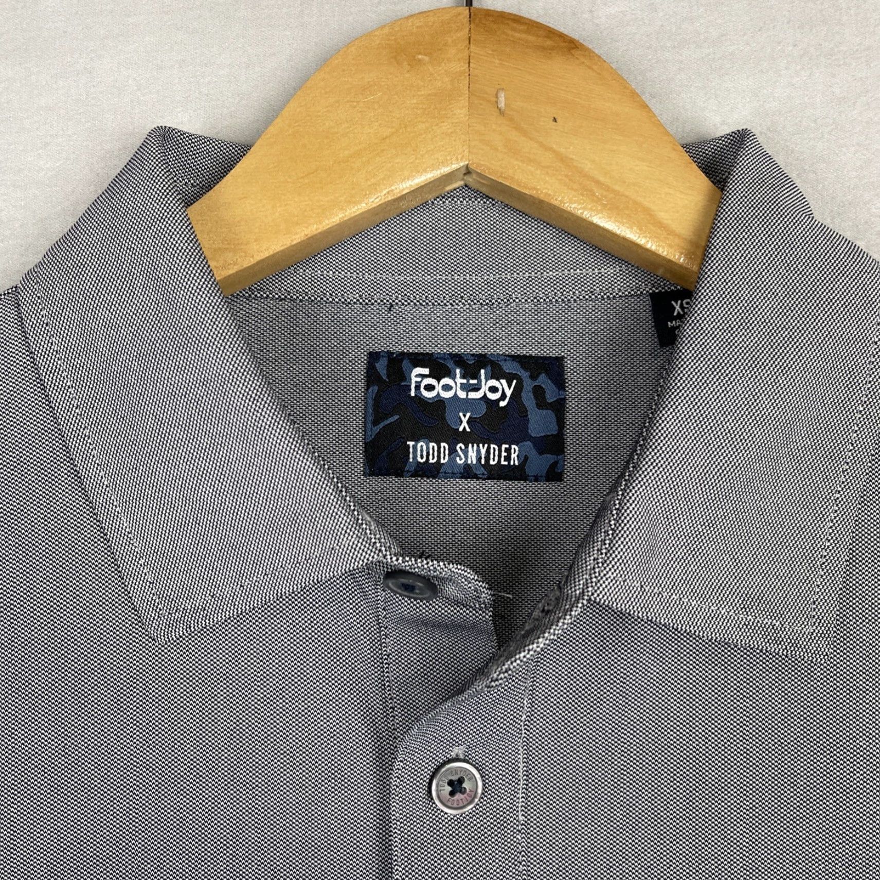 Footjoy FootJoy Todd Snyder Polo Shirt Mens XS Gray FJ Short Sleeve Pocket Collared Golf Brand Shirt Size US XS / EU 42 / 0 - 4 Thumbnail