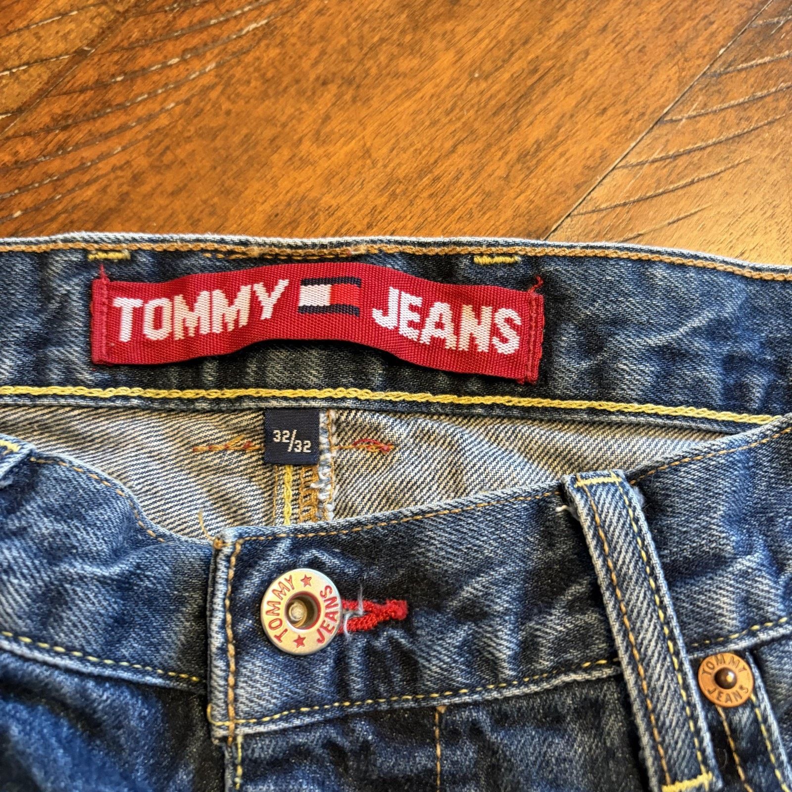 Tommy Jeans Tommy Jeans Jeans 32x32 Straight Leg Medium Wash D-Ring Size US 32 / EU 48 - 10 Thumbnail