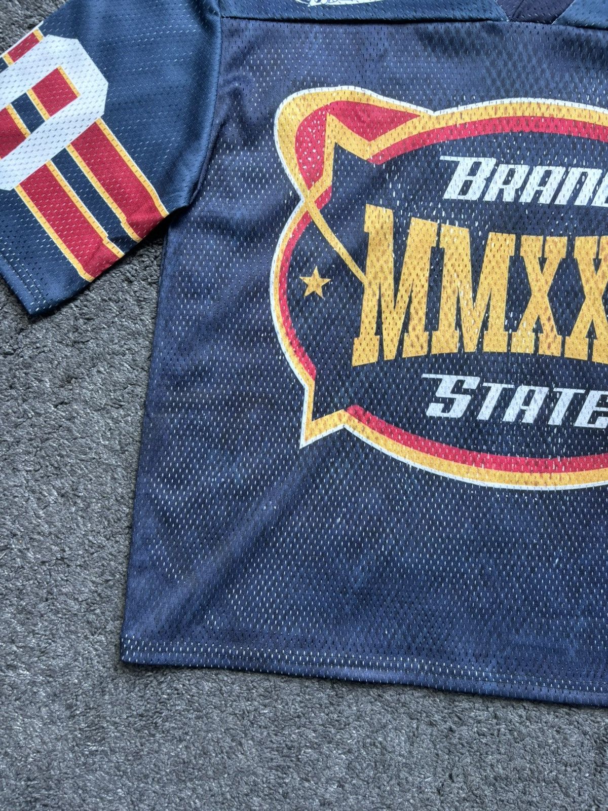 Japanese Brand Vintage style rare brandstate marine blue football jersey Size US L / EU 52-54 / 3 - 9 Thumbnail