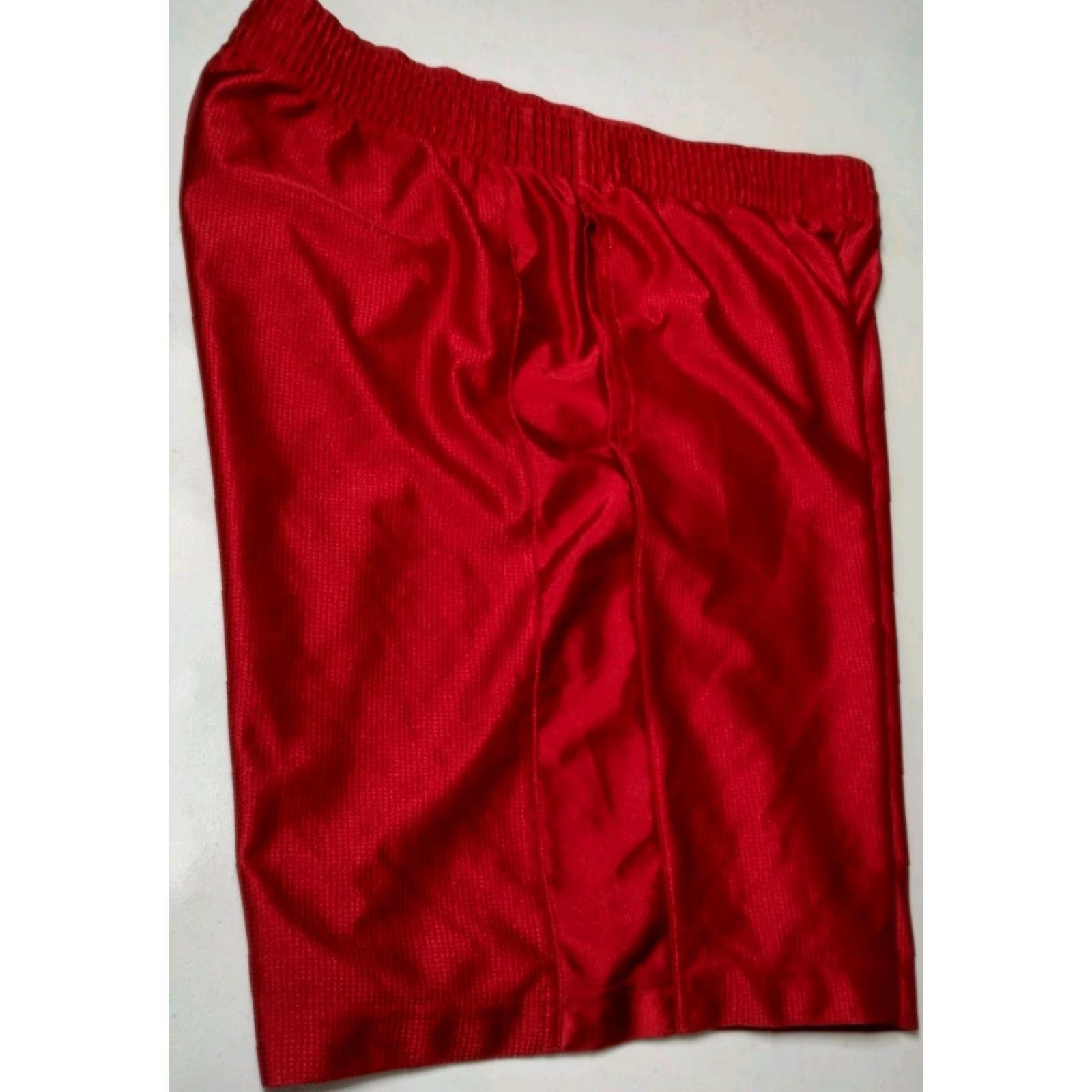 Nike VINTAGE Nike Basketball Shorts Men L Red Athletic Grid Elastic Drawstring Pocketed 34" Waist 9.5" Inseam Size US 33 - 4 Thumbnail