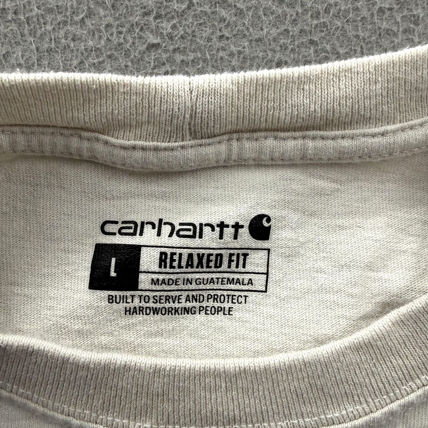 Carhartt Carhartt Mens Large White Graphic Shirt - Workwear - Logo Size US L / EU 52-54 / 3 - 4 Thumbnail