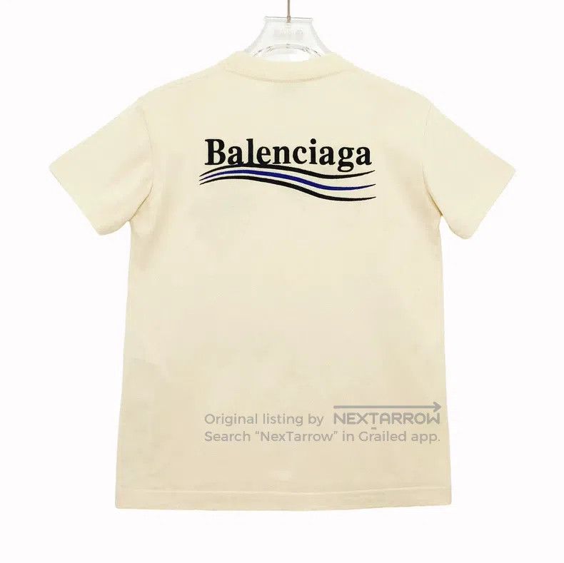 Balenciaga Balenciaga Solid Color Logo Letter Print Round Neck T-Shir Size S / US 4 / IT 40 - 2 Thumbnail
