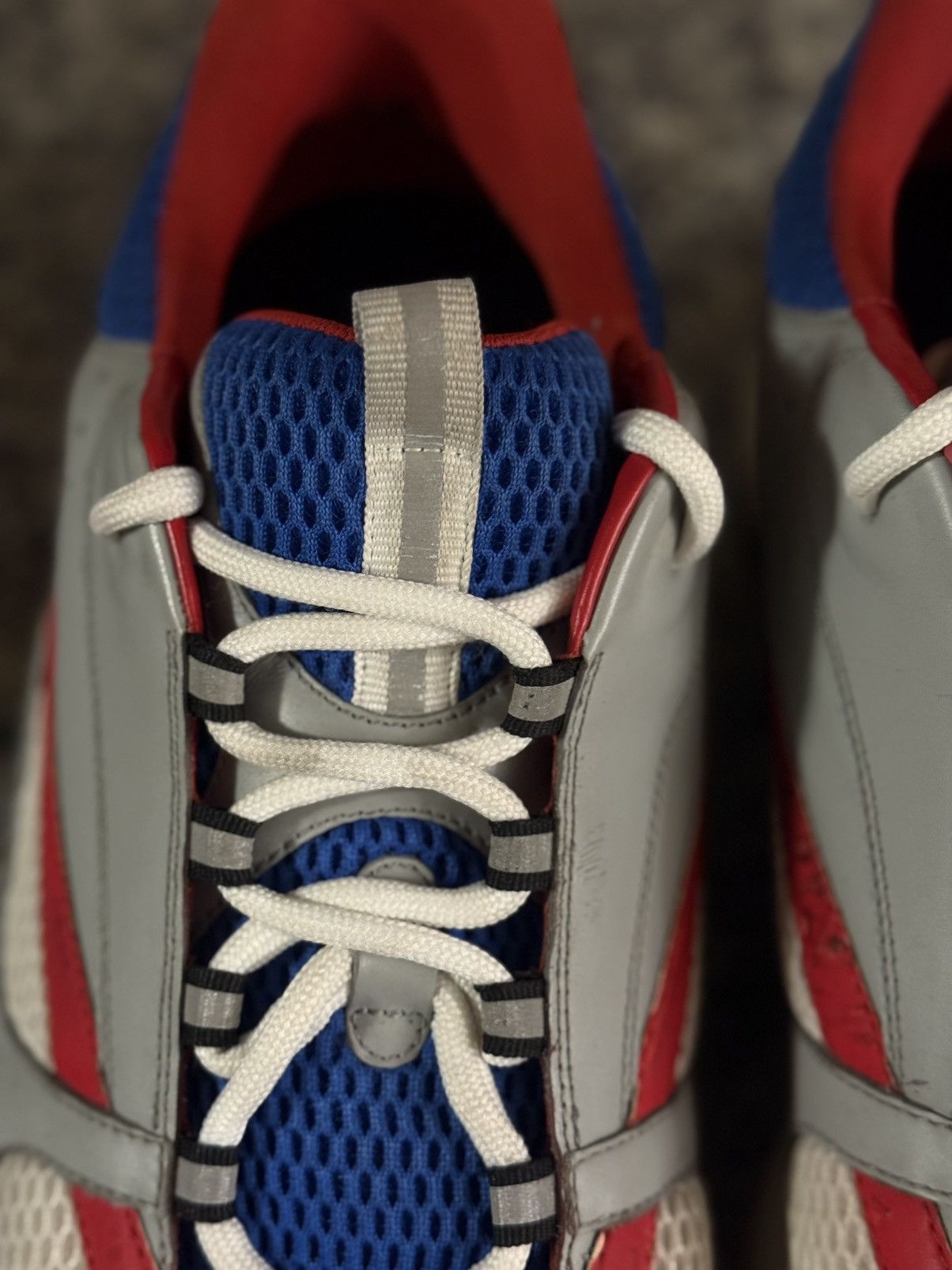 Dior 48EU/15US Dior B22 Reflective Sneaker ‘Grey Blue Red Size US 15 / EU 48 - 12 Thumbnail