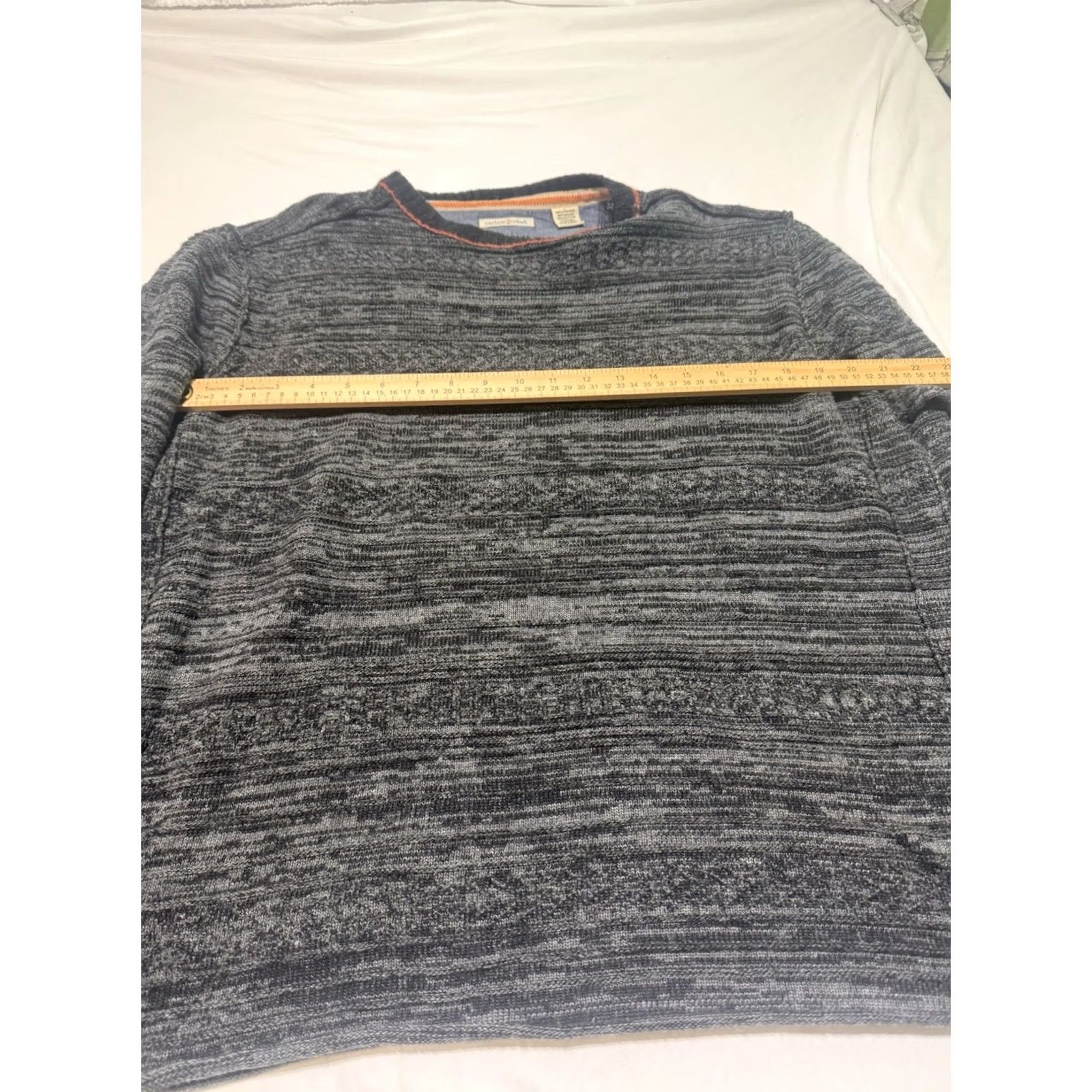 Carbon2Cobalt Carbon 2 Cobalt Sweater Large Blue Long Sleeve Crew Neck Pullover Mens Size US L / EU 52-54 / 3 - 4 Thumbnail