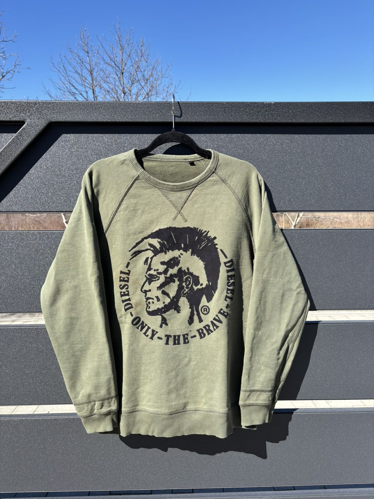 Diesel DIESEL Men Hoodies A192260AFBU 9DW GREY | Grailed