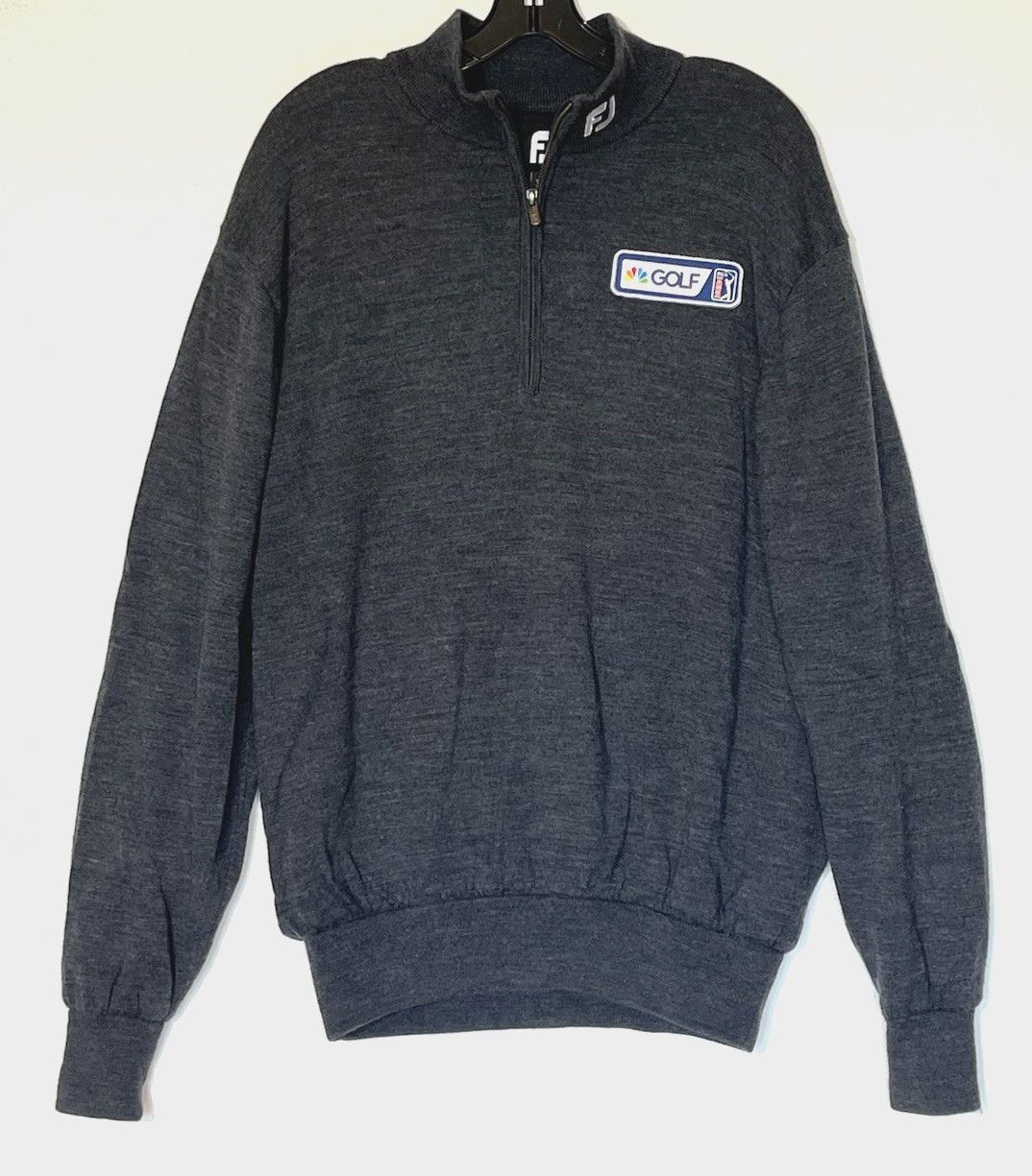 Footjoy FootJoy FJ 100% Wool NBC Golf PGA Tour Pullover Sweater Size US L / EU 52-54 / 3 - 1 Thumbnail