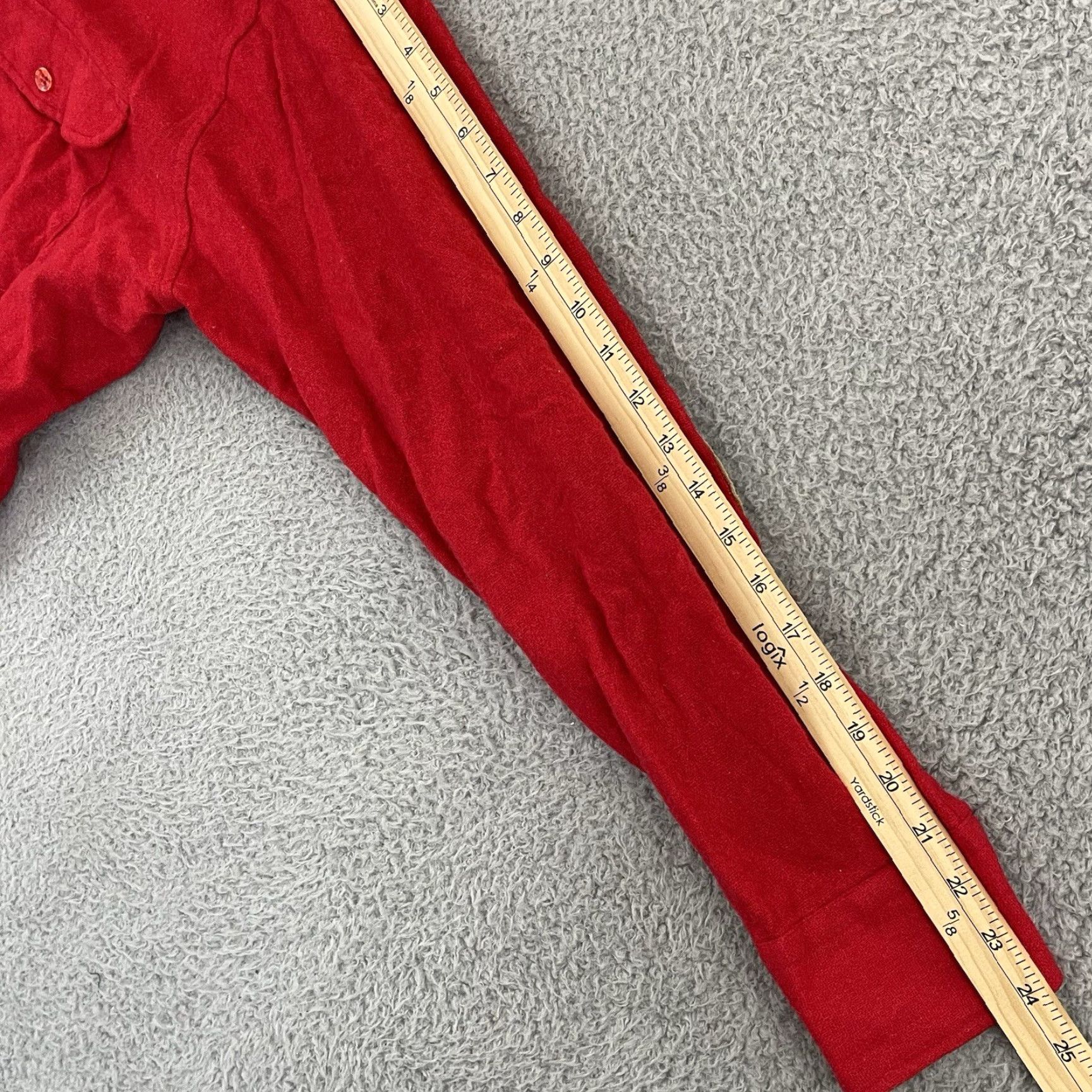 Vintage VINTAGE Gander Mountain Shirt Mens XL Red Wool Button-Up Flannel 80s USA Elbow Pad Brass Angel Pattern Size US XL / EU 56 / 4 - 8 Thumbnail
