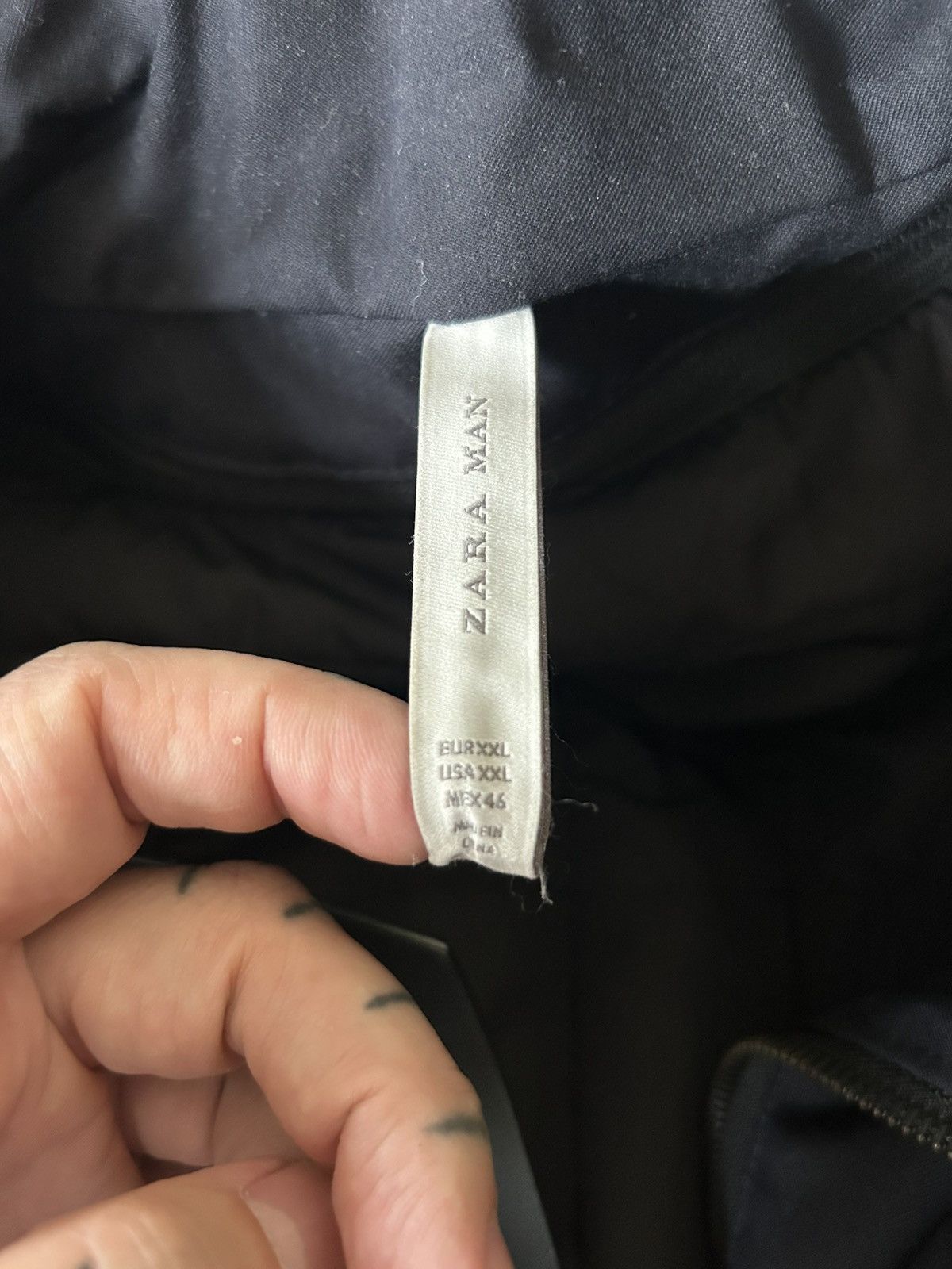 Zara Black Zara winter coat with hoodie Size US XXL / EU 58 / 5 - 3 Thumbnail