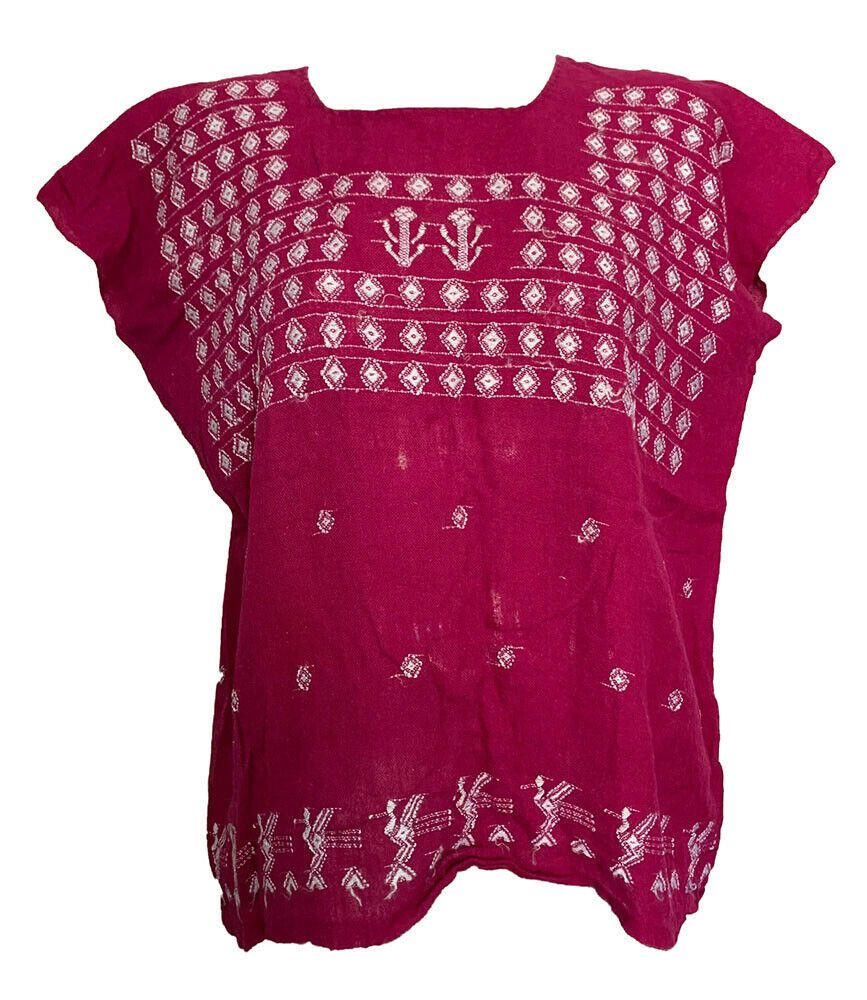 Designer Pre Owned Waist Loomed Purple Hand Made Blouse L Size L / US 10 / IT 46 - 1 Thumbnail