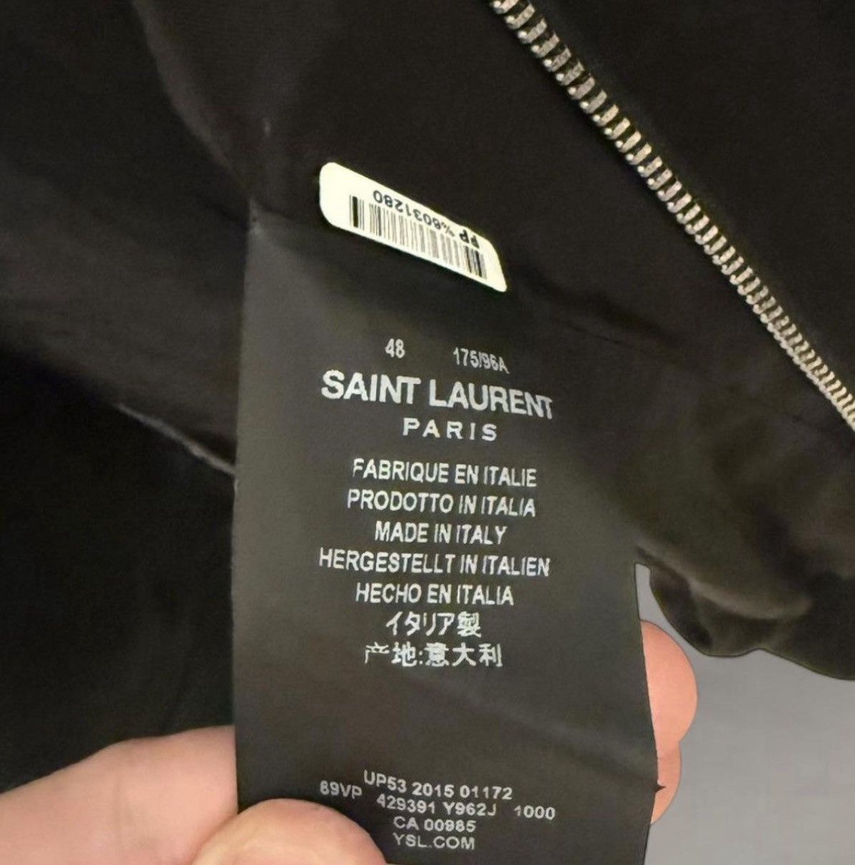 Saint Laurent Paris Saint Laurent 2016 Palladium Tiger "Teddy" Bomber Jacket M Size US M / EU 48-50 / 2 - 5 Thumbnail