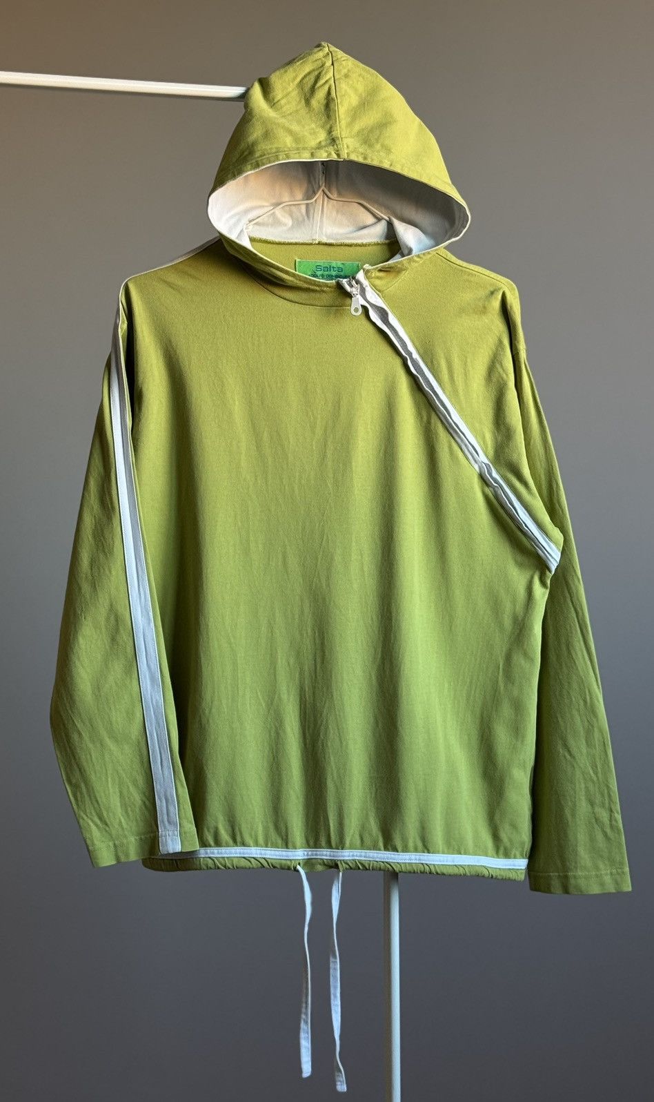 Adolfo Dominguez Adolfo Domínguez “Salta” Asymmetrical Zip Hoodie Avant Garde Size US M / EU 48-50 / 2 - 2 Thumbnail