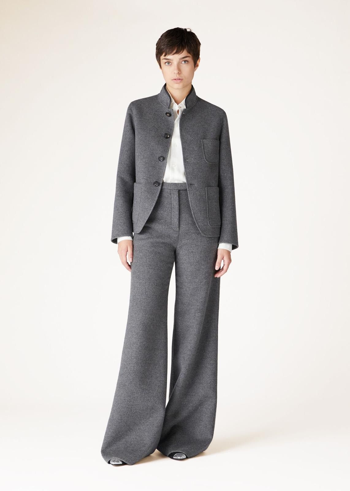 Loro Piana o1srvl11e0425 FAN6752 Loy Trouser in Grey Size 30" / US 8 / IT 44 - 5 Thumbnail