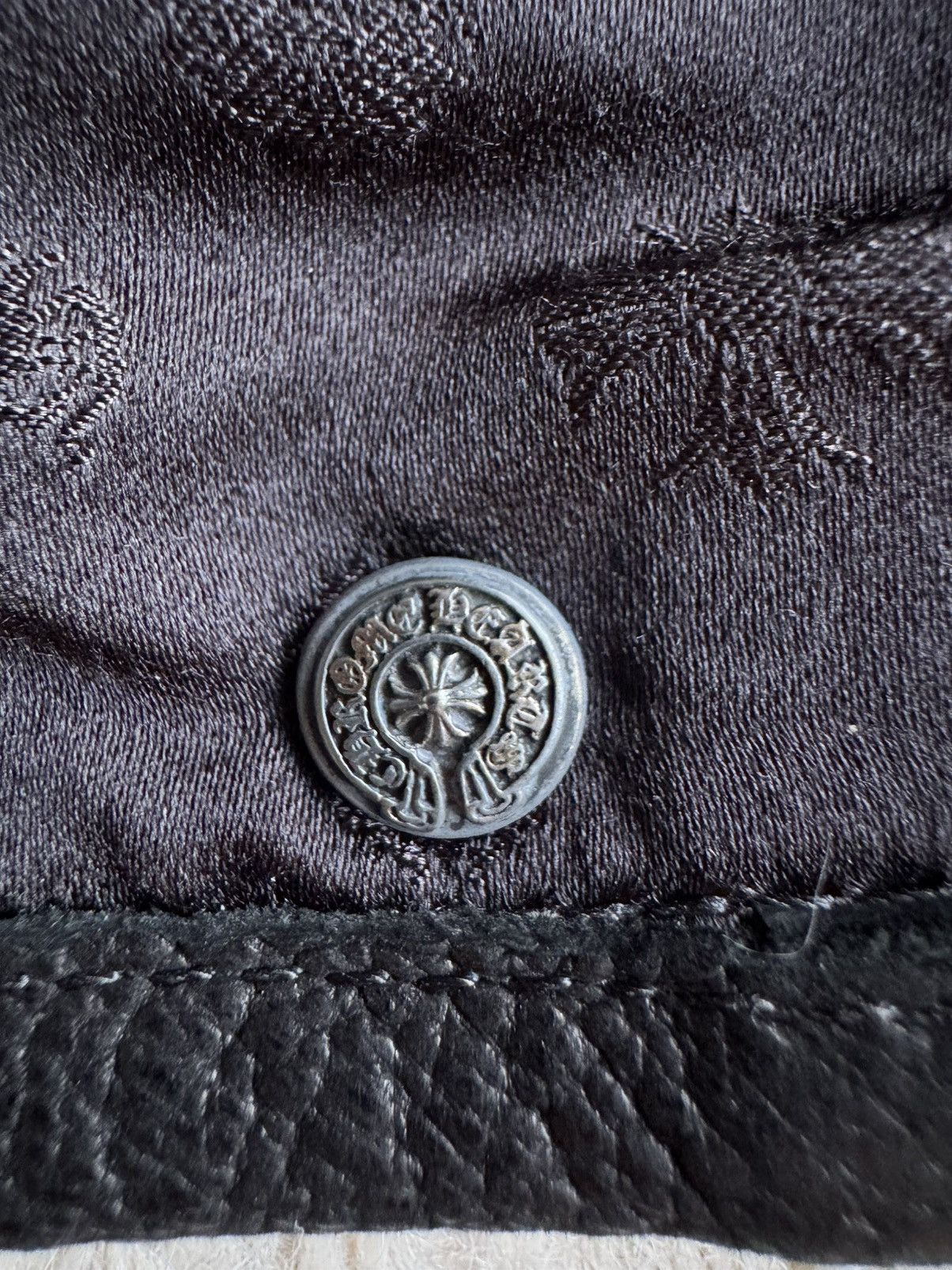 Chrome Hearts Flurries Leather Cemetery Cross Jacket Size US L / EU 52-54 / 3 - 9 Thumbnail