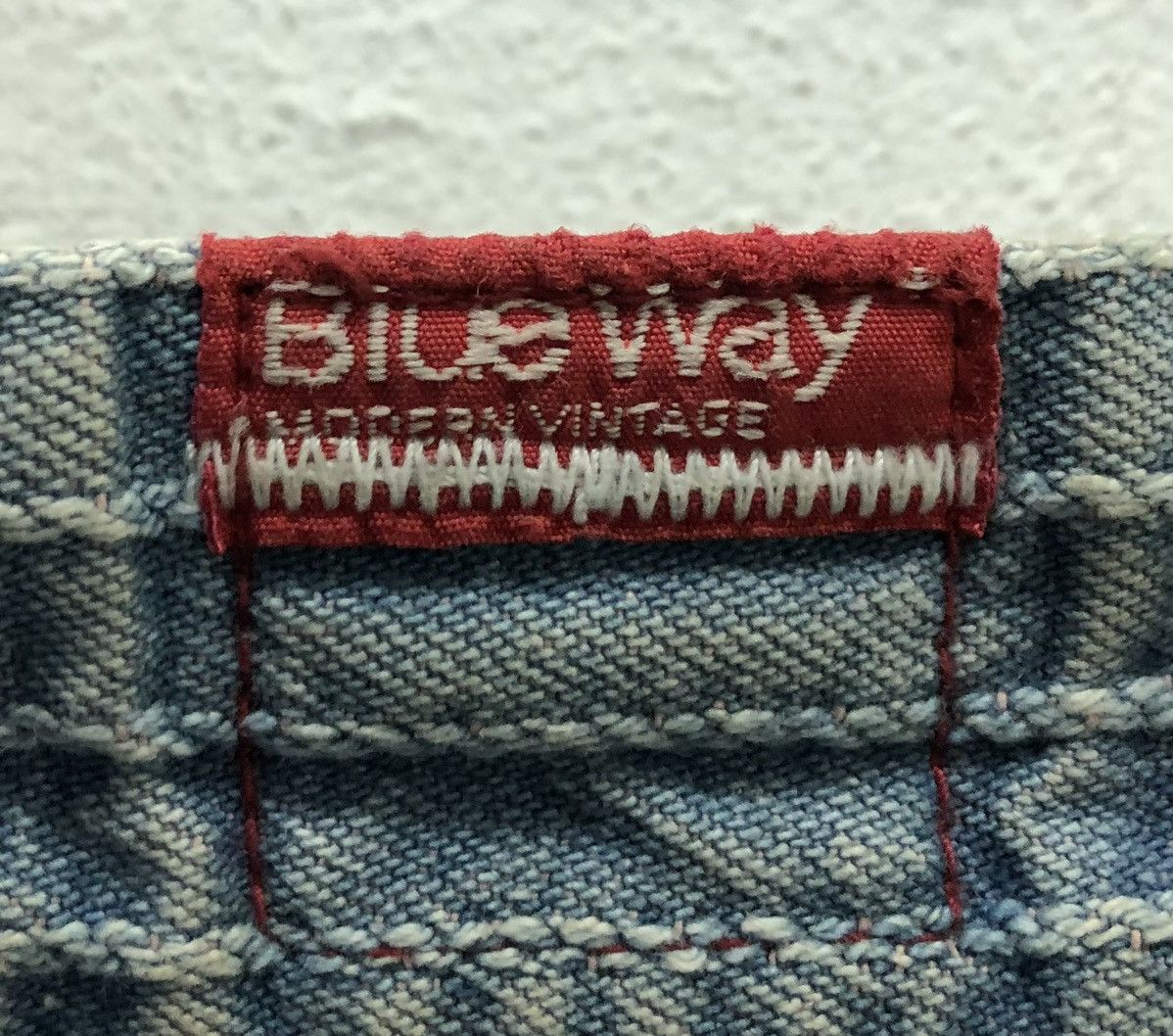 Japanese Brand Modern Vintage Blue Way Made In Japan Denim Pants Size US 32 / EU 48 - 8 Thumbnail