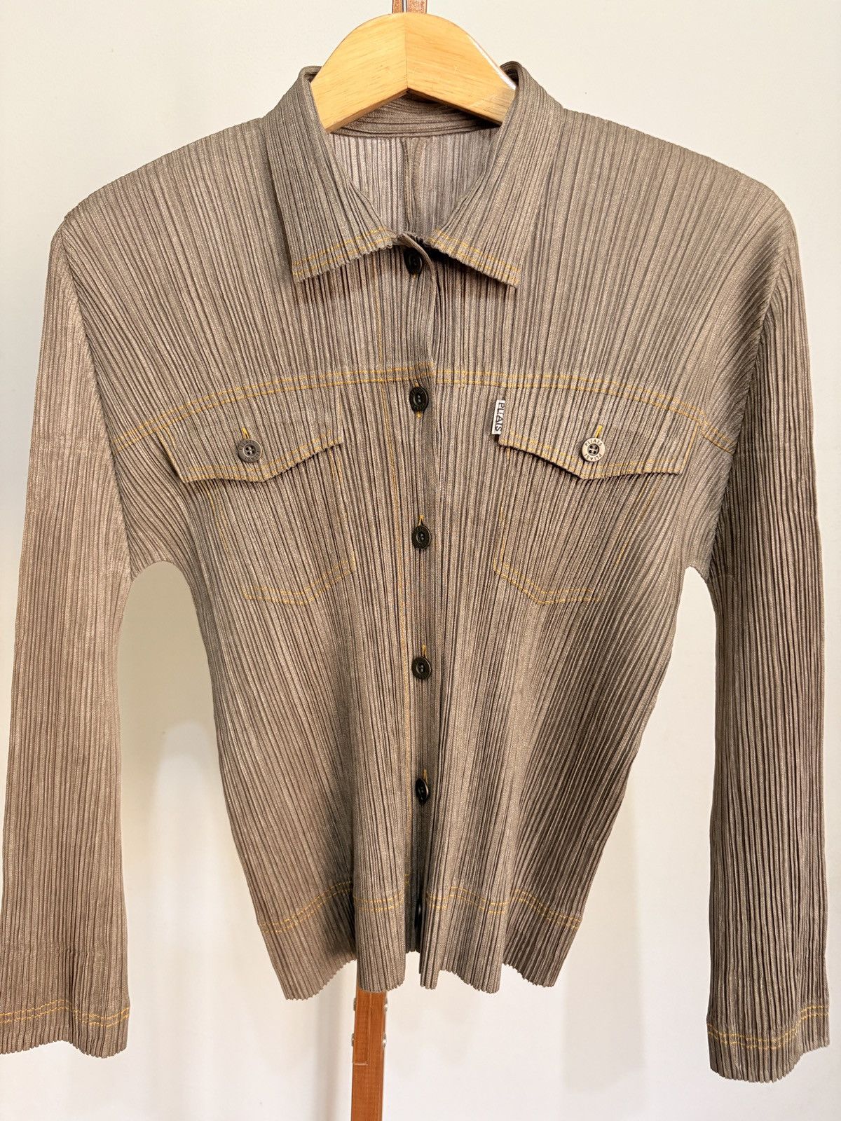 Pleats Please Issey Miyake Pleats Please by Issey Miyake Button Up Size M / US 6-8 / IT 42-44 - 5 Thumbnail