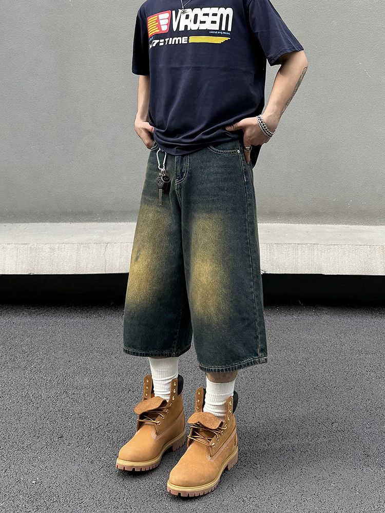 Jean Baggy Denim Shorts Size US 32 / EU 48 - 2 Thumbnail