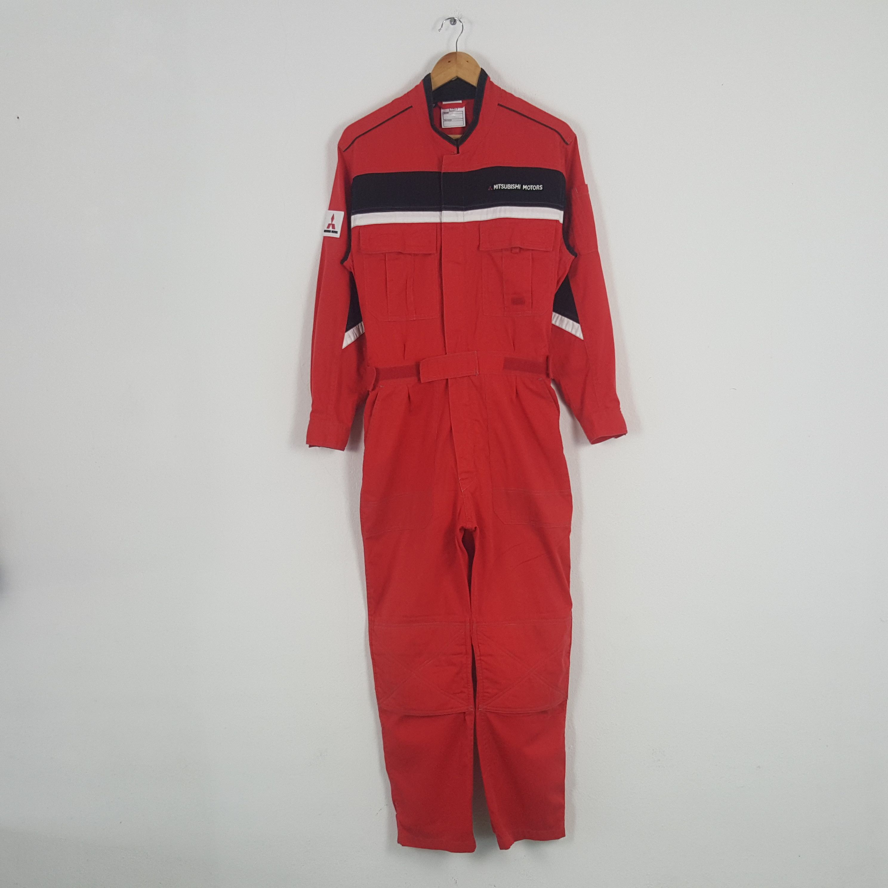 Japanese Brand × Vintage Vintage Mitsubishi Motors Japanese Brand Coverall Jacket Size US S / EU 44-46 / 1 - 1 Thumbnail