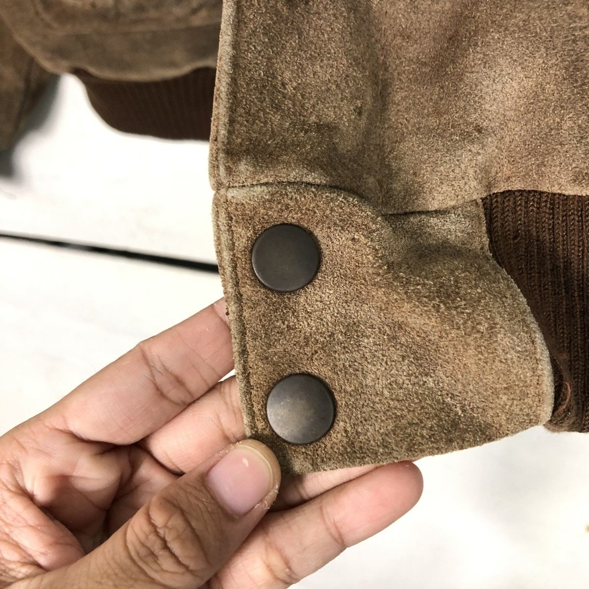 Japanese Brand 🔥VINTAGE GENUINE LEATHER BOMBER JACKET MUV BIRN ISSEY MIYAKE Size US M / EU 48-50 / 2 - 19 Thumbnail