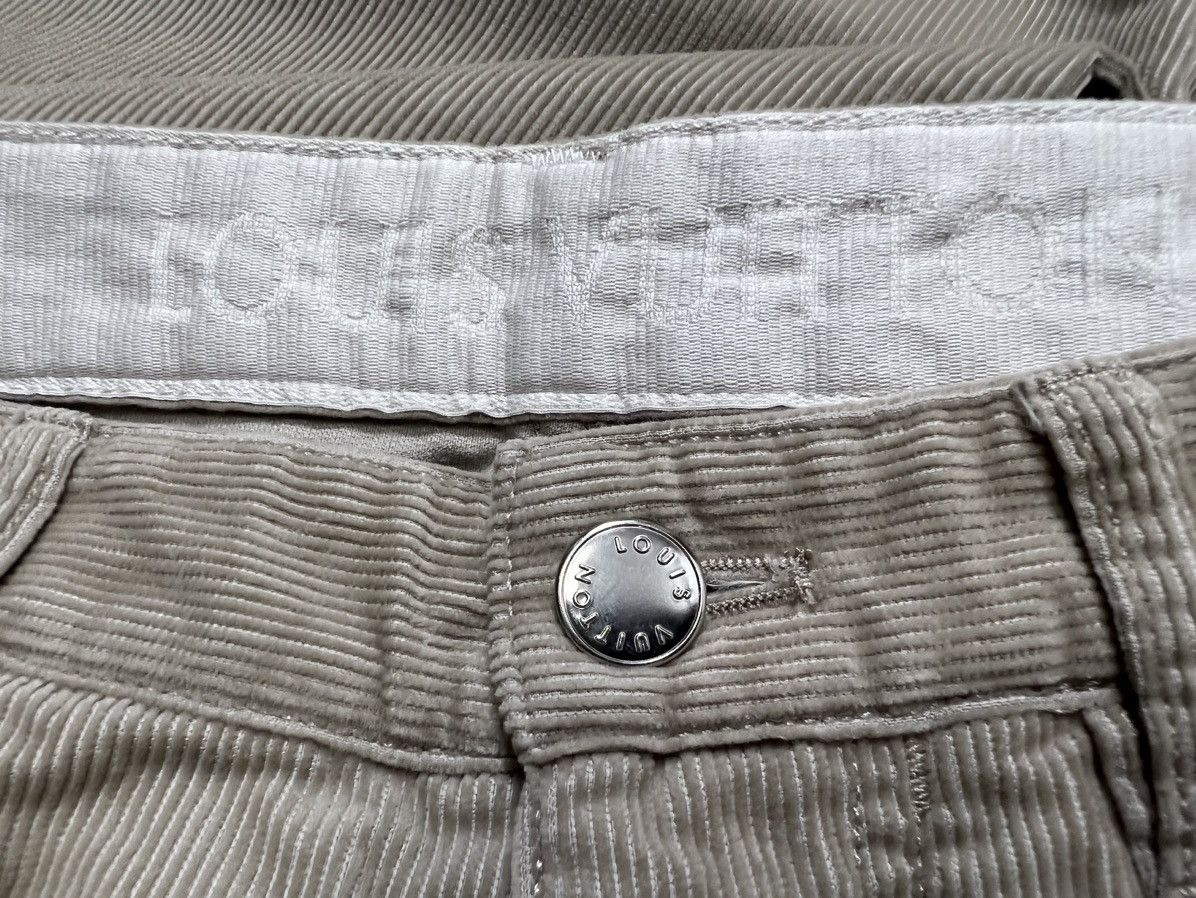 Louis Vuitton Louis Vuitton - “Gaston V” Slim Corduroy Trouser Size US 30 / EU 46 - 16 Thumbnail