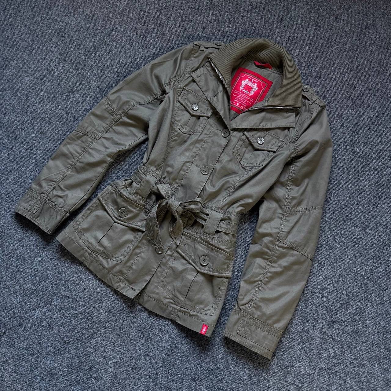 20471120 VTG Women’s EDS Trench Light Jacket Size M Y2K 00s USA Grung Size M / US 6-8 / IT 42-44 - 3 Thumbnail