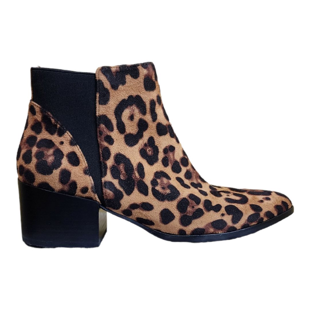 Chinese Laundry Chinese Laundry Finn Leopard Print Ankle Bootie Women’s 6.5 Size US 6.5 / IT 36.5 - 3 Thumbnail