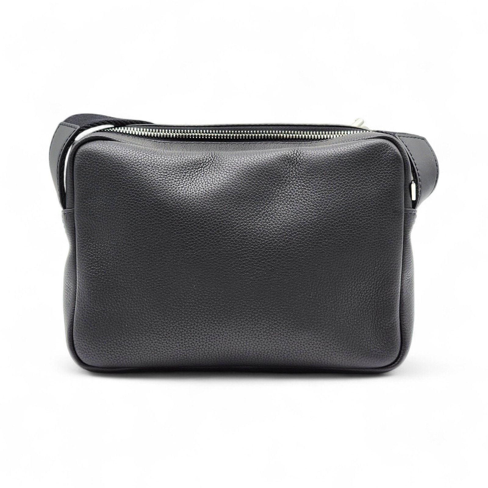 Loewe Military Messenger Crossbody Grained Leather Bag Black Size ONE SIZE - 2 Thumbnail