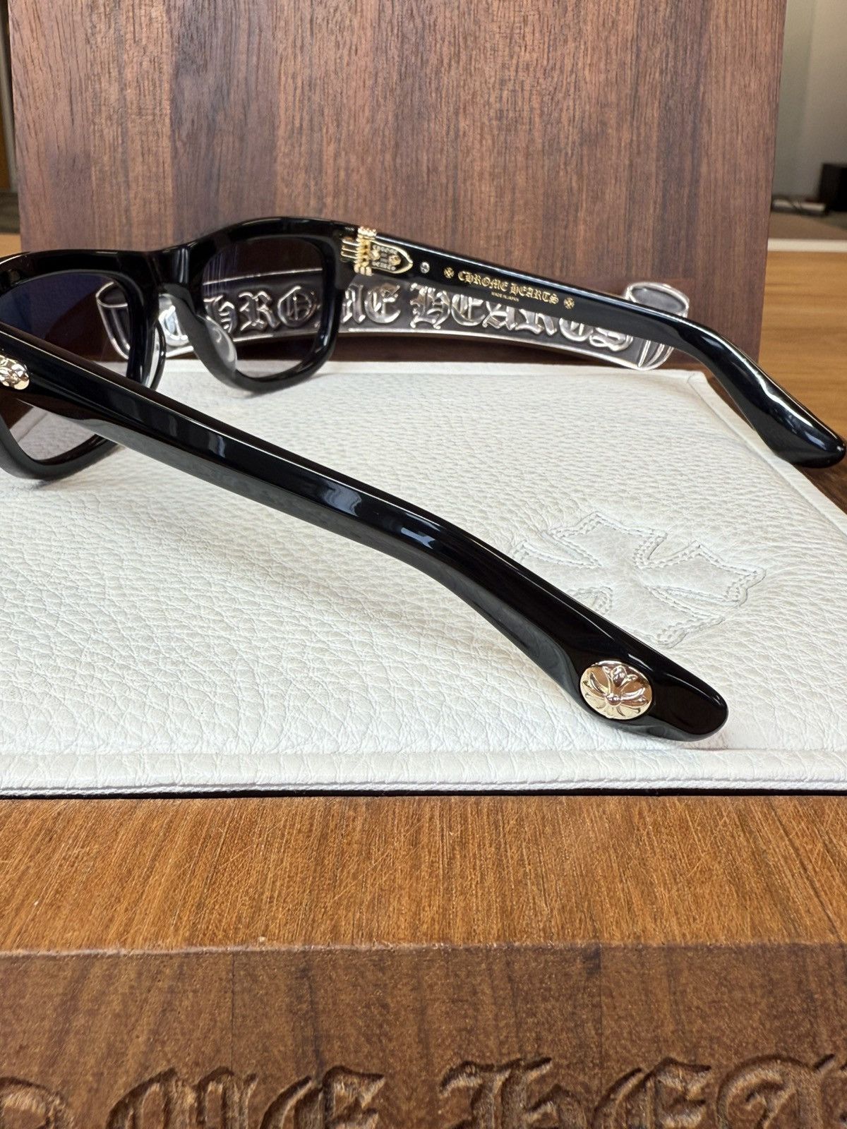 Chrome Hearts Chrome Hearts Trititsagain Sunglasses Size ONE SIZE - 6 Thumbnail