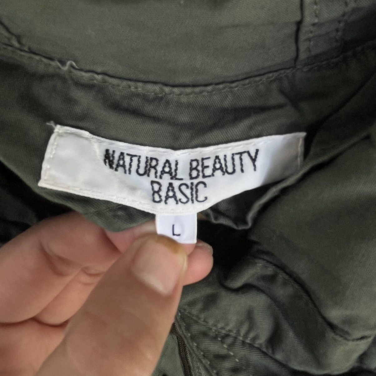 Other Vintage Natural Beauty Basic Green Colour Hooded Jacket L Size US L / EU 52-54 / 3 - 9 Thumbnail