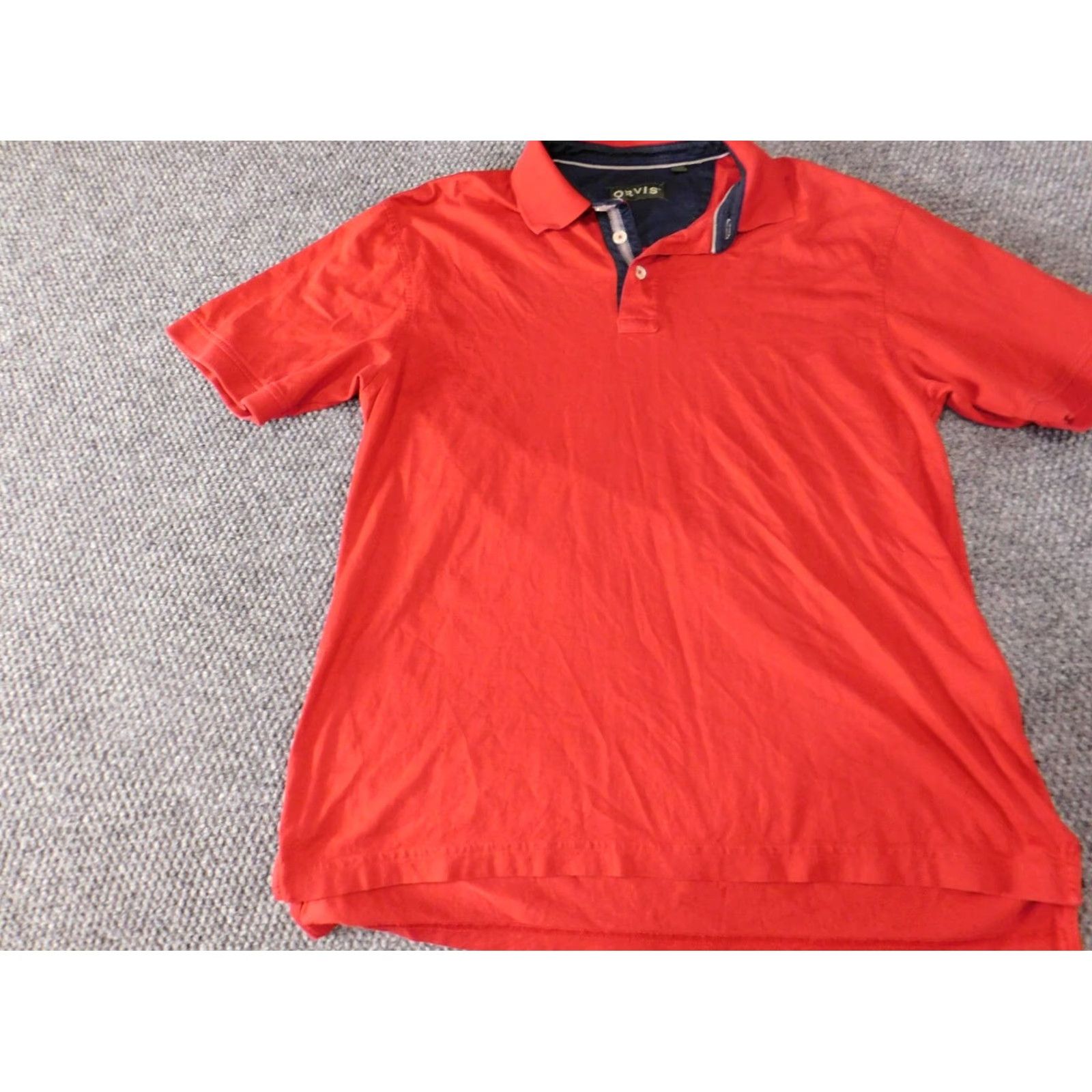 Orvis Orvis Polo Shirt Mens M Red Short Sleeve Button Collared Knit Cotton Logo Classic Casual Golf Size US M / EU 48-50 / 2 - 3 Thumbnail