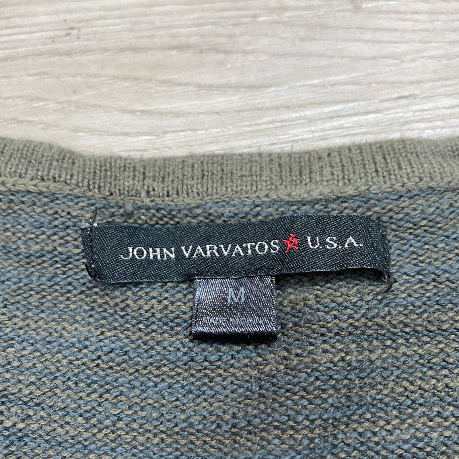 John Varvatos John Varvatos Star USA Linen Blend Elbow Patch Sweater M Size US M / EU 48-50 / 2 - 4 Thumbnail