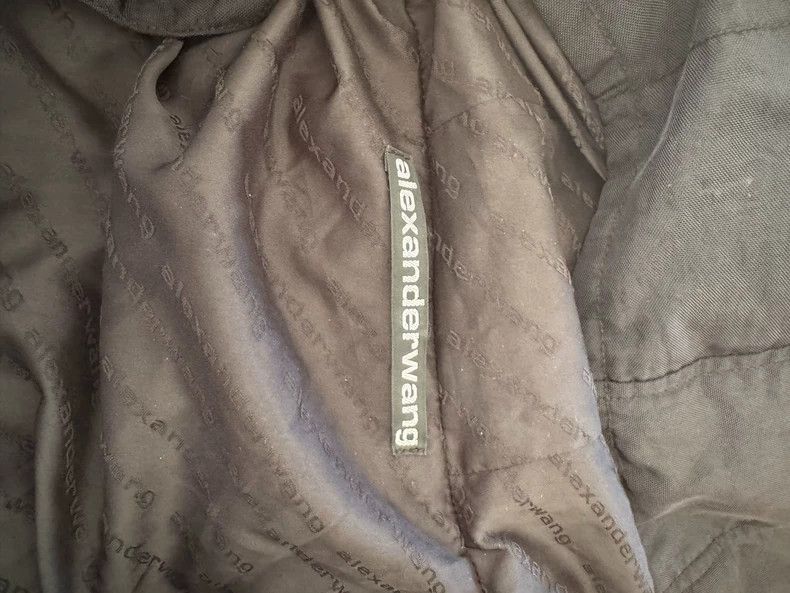 Alexander Wang Alexanderwang Hooded Denim Cotton Coat- Size L / US 10 / IT 46 - 3 Thumbnail