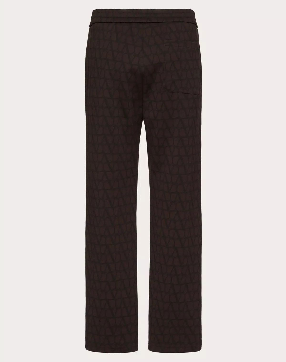 Valentino oc11z0625 Cotton Joggers Toile Print in Dark Brown Size US 36 / EU 52 - 2 Thumbnail