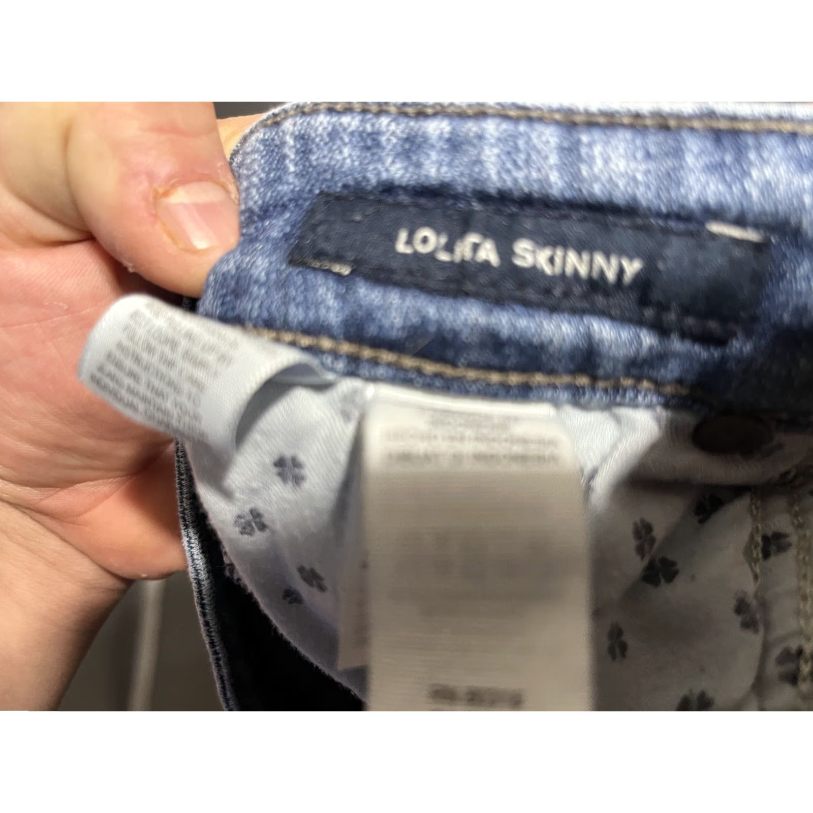Lucky Brand VINTAGE Lucky Brand Jeans Womens 0/25 Blue Lolita Skinny Stretch Raw Hem Medium Wash Jeans Women 80s 90s USA Size 25" / US 0 / IT 36 - 7 Thumbnail