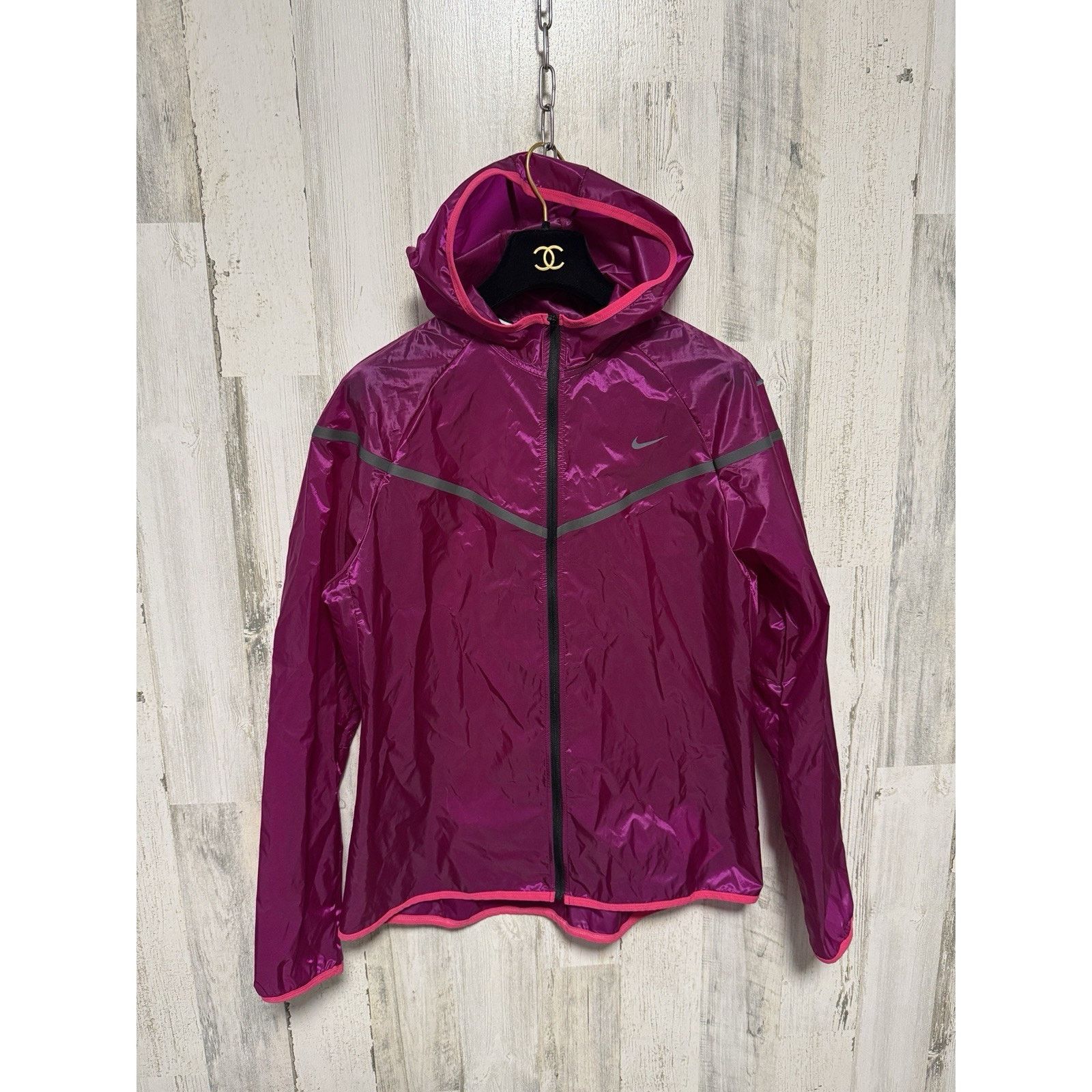 Nike Nike Running Womens Lightweight Jacket Size L Size L / US 10 / IT 46 - 7 Thumbnail